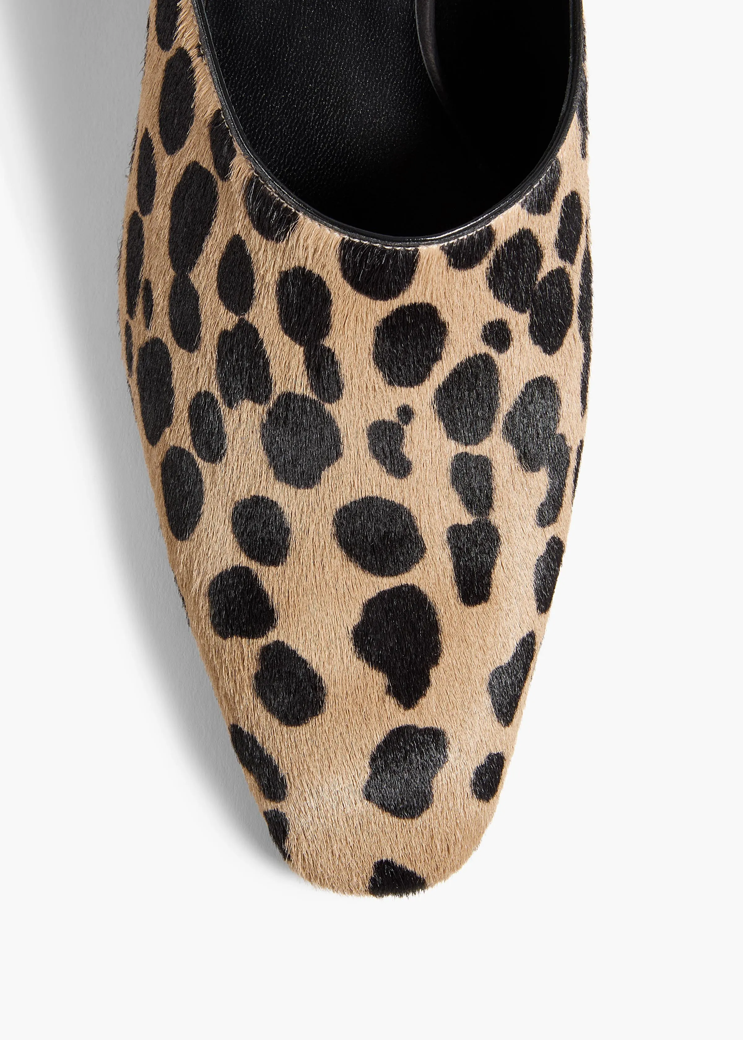 Colt Low Mule in Hyena Print Haircalf sold by KHAITE product image thumbnail 4