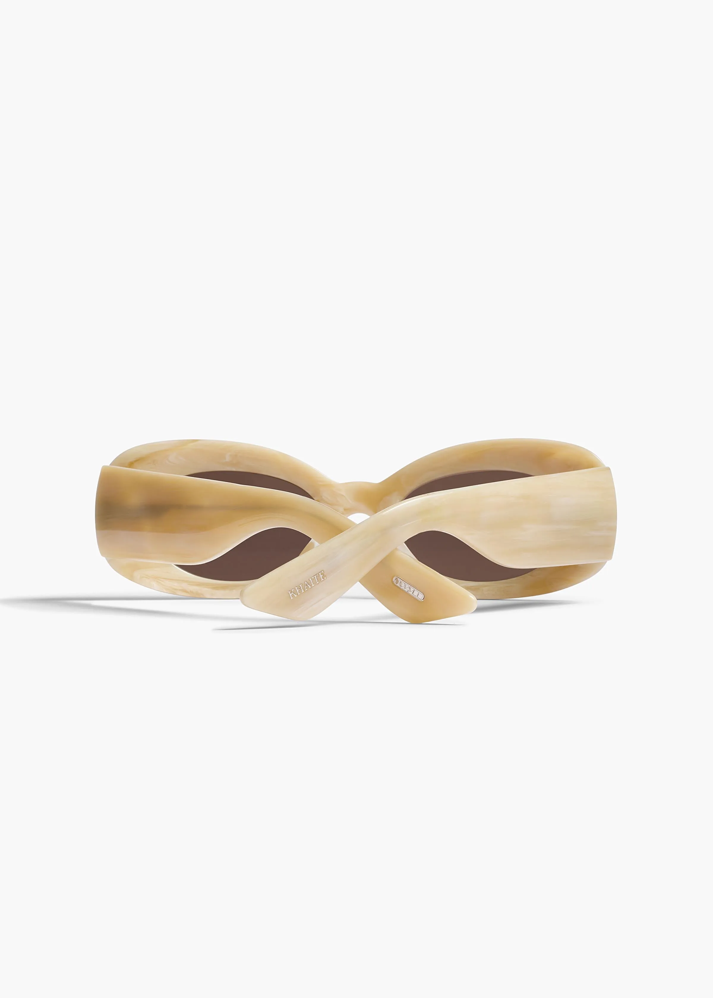 KHAITE x Oliver Peoples 1992C in Beige Silk and Brown sold by KHAITE product image thumbnail 2