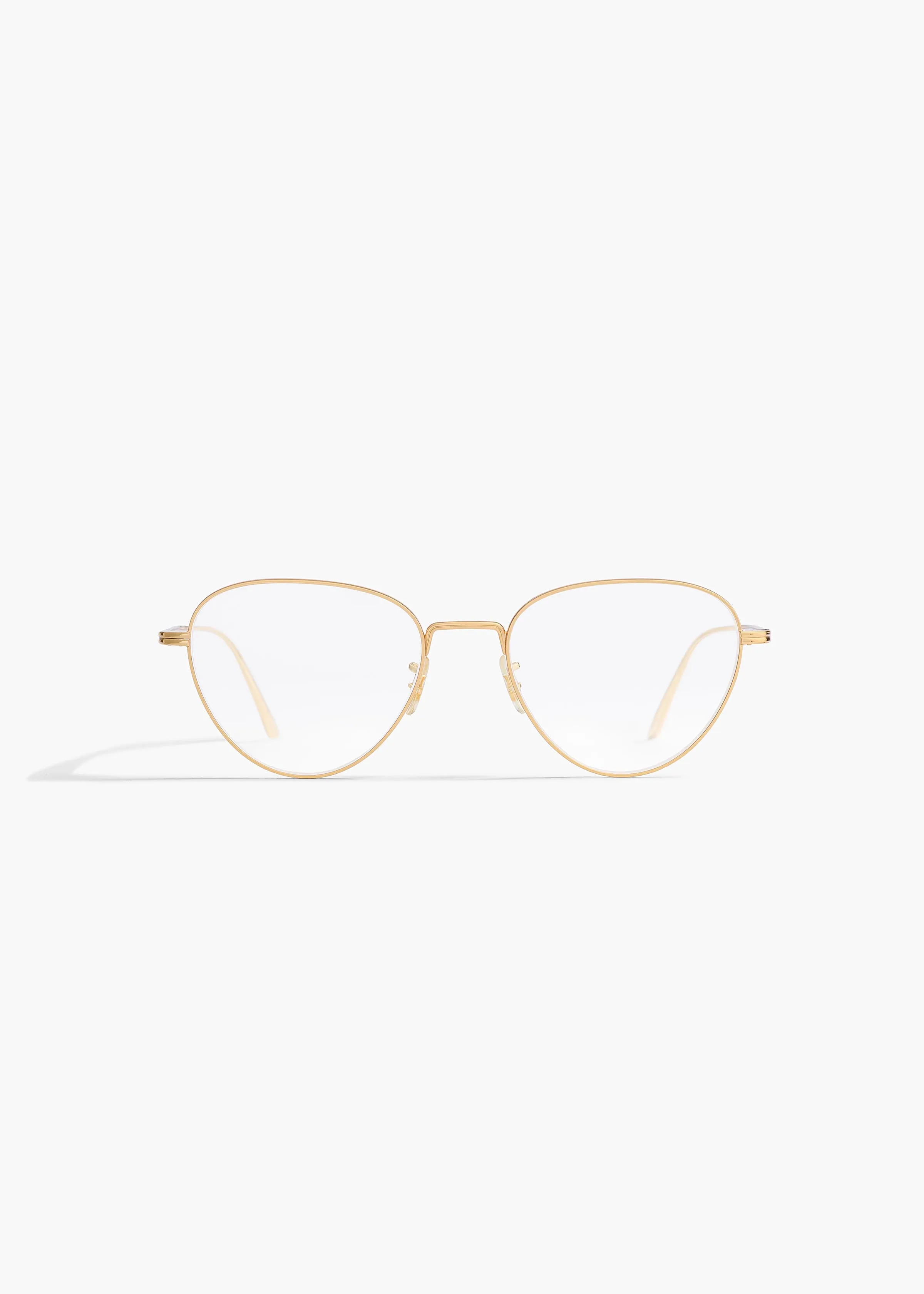 KHAITE x Oliver Peoples 1991RX in Gold sold by KHAITE