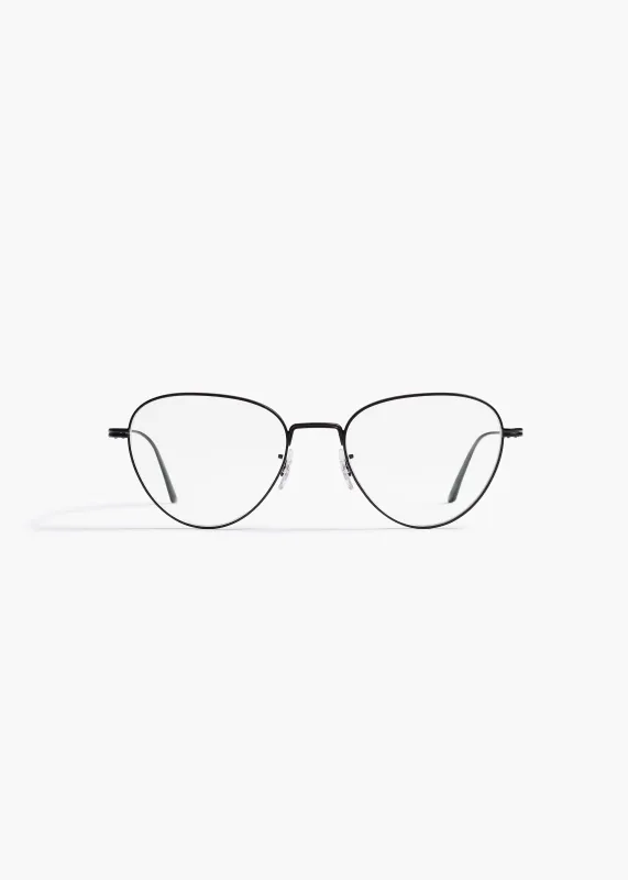 KHAITE x Oliver Peoples 1991RX in Matte Black sold by KHAITE
