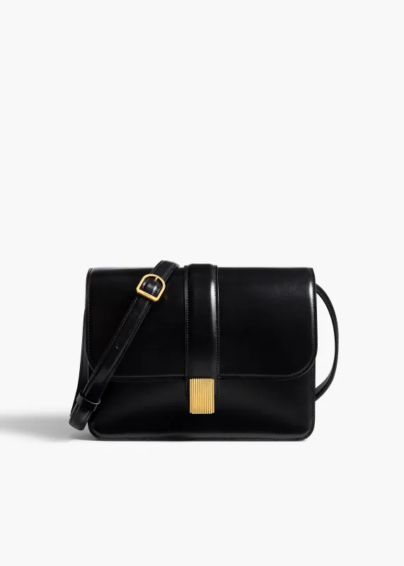 Blake Crossbody Bag in Black Leather sold by KHAITE