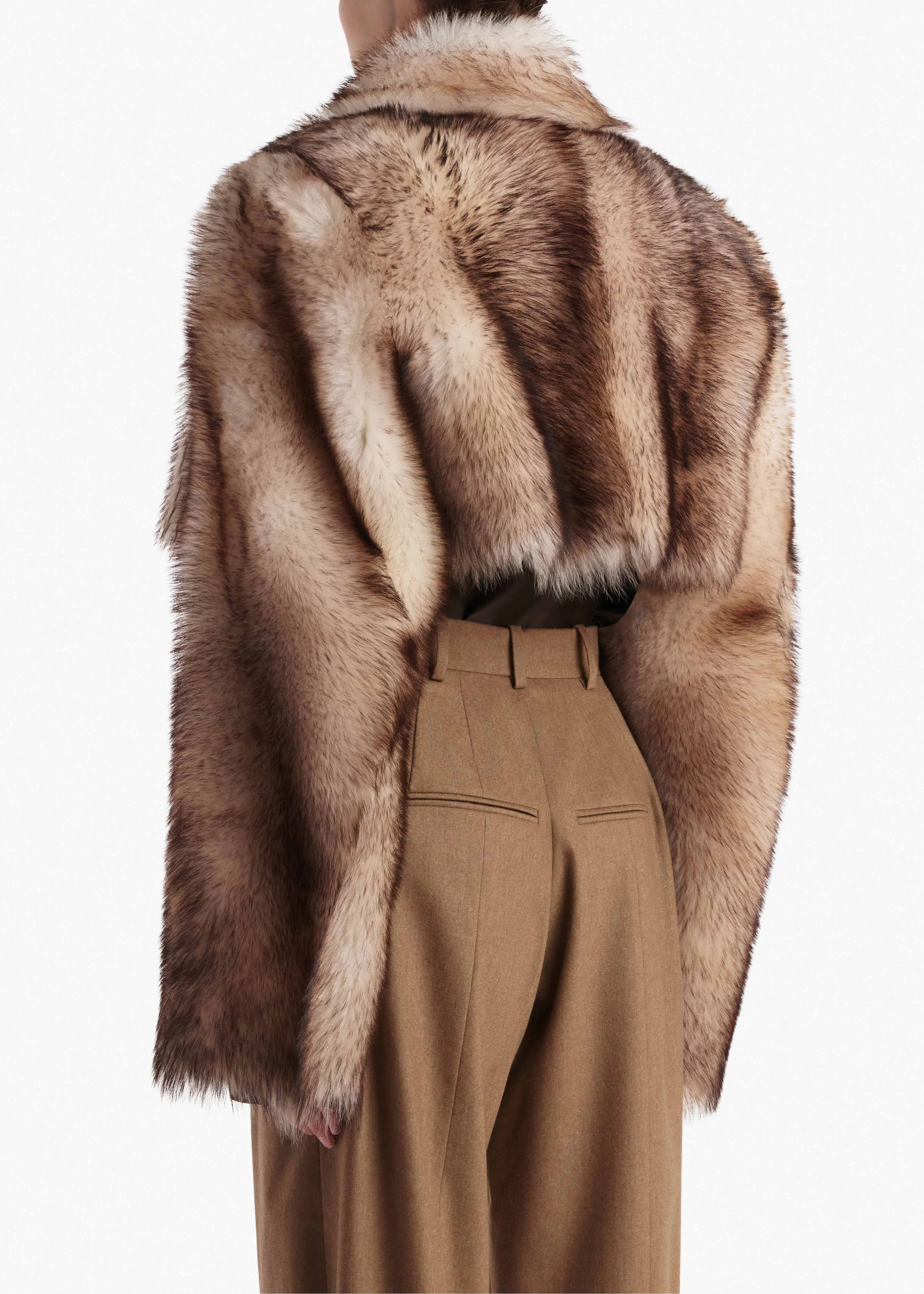 Stallone Shearling Jacket in Natural sold by KHAITE product image thumbnail 4