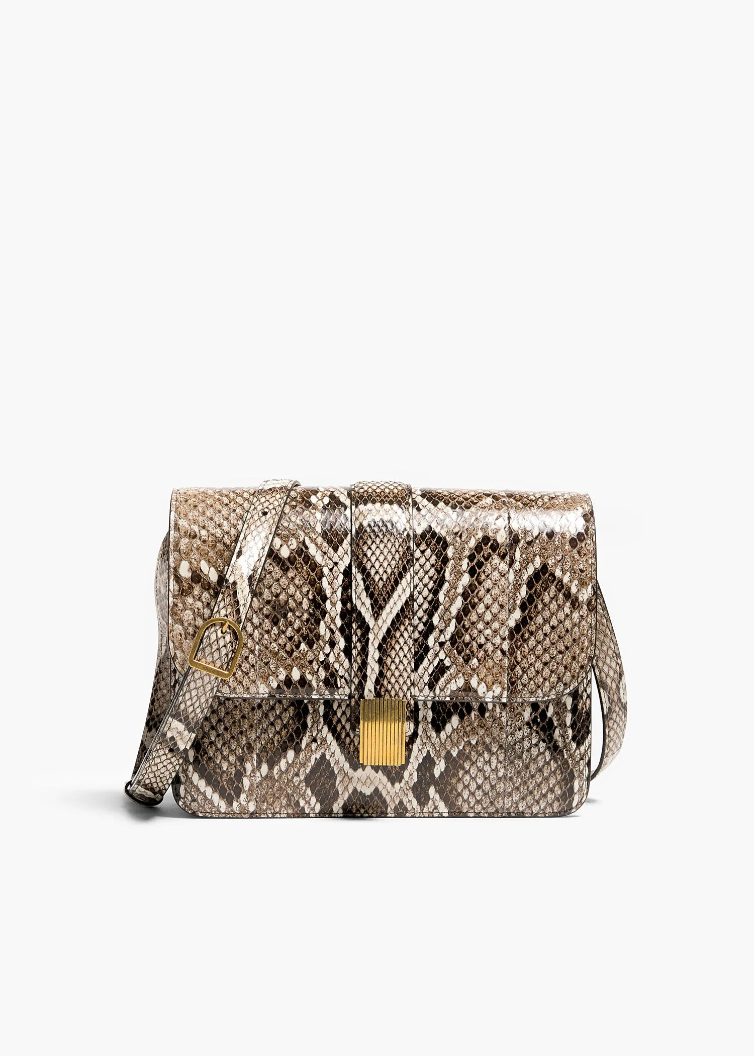 Blake Crossbody Bag in Natural Python sold by KHAITE