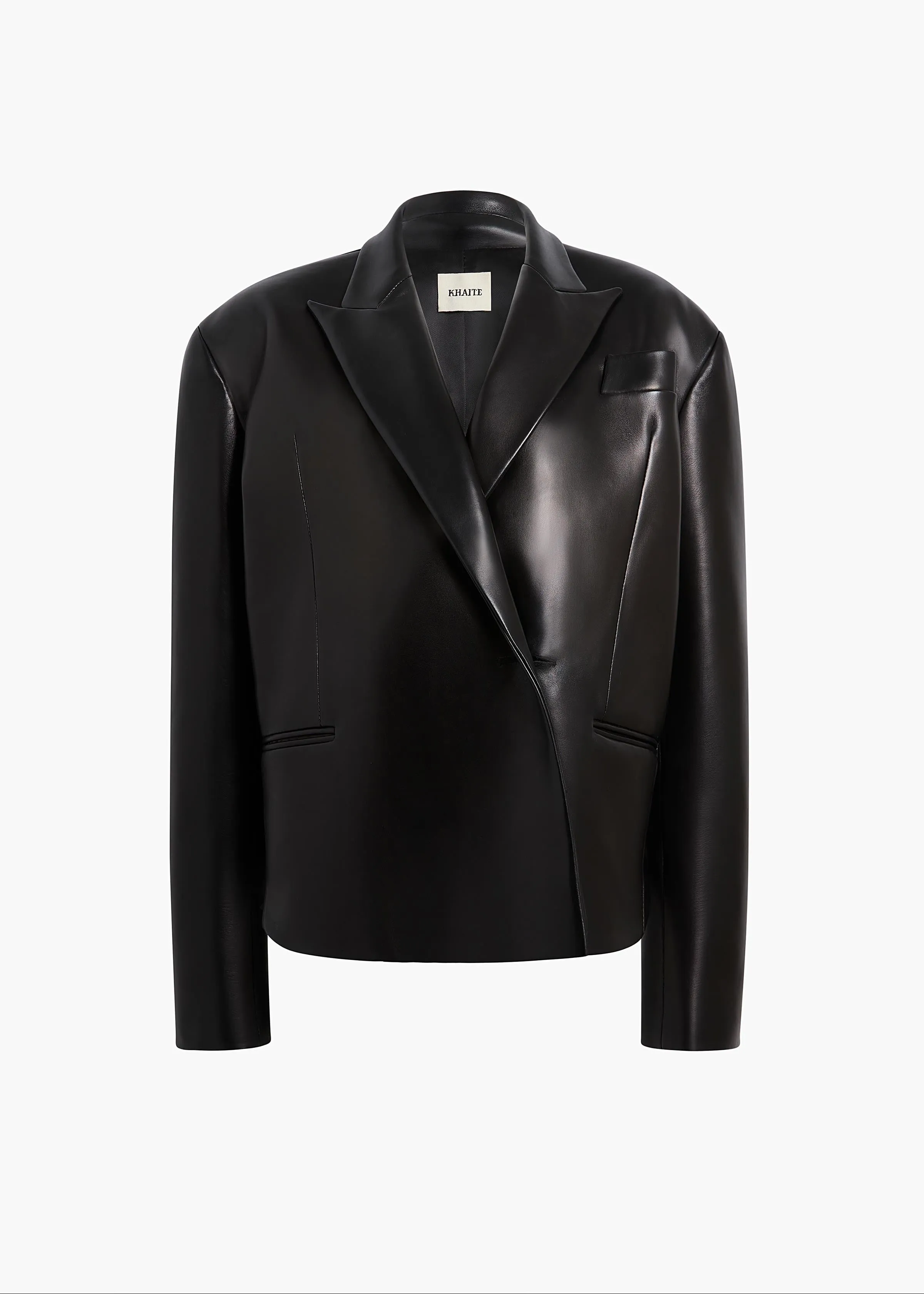 Comair Jacket in Black Leather sold by KHAITE