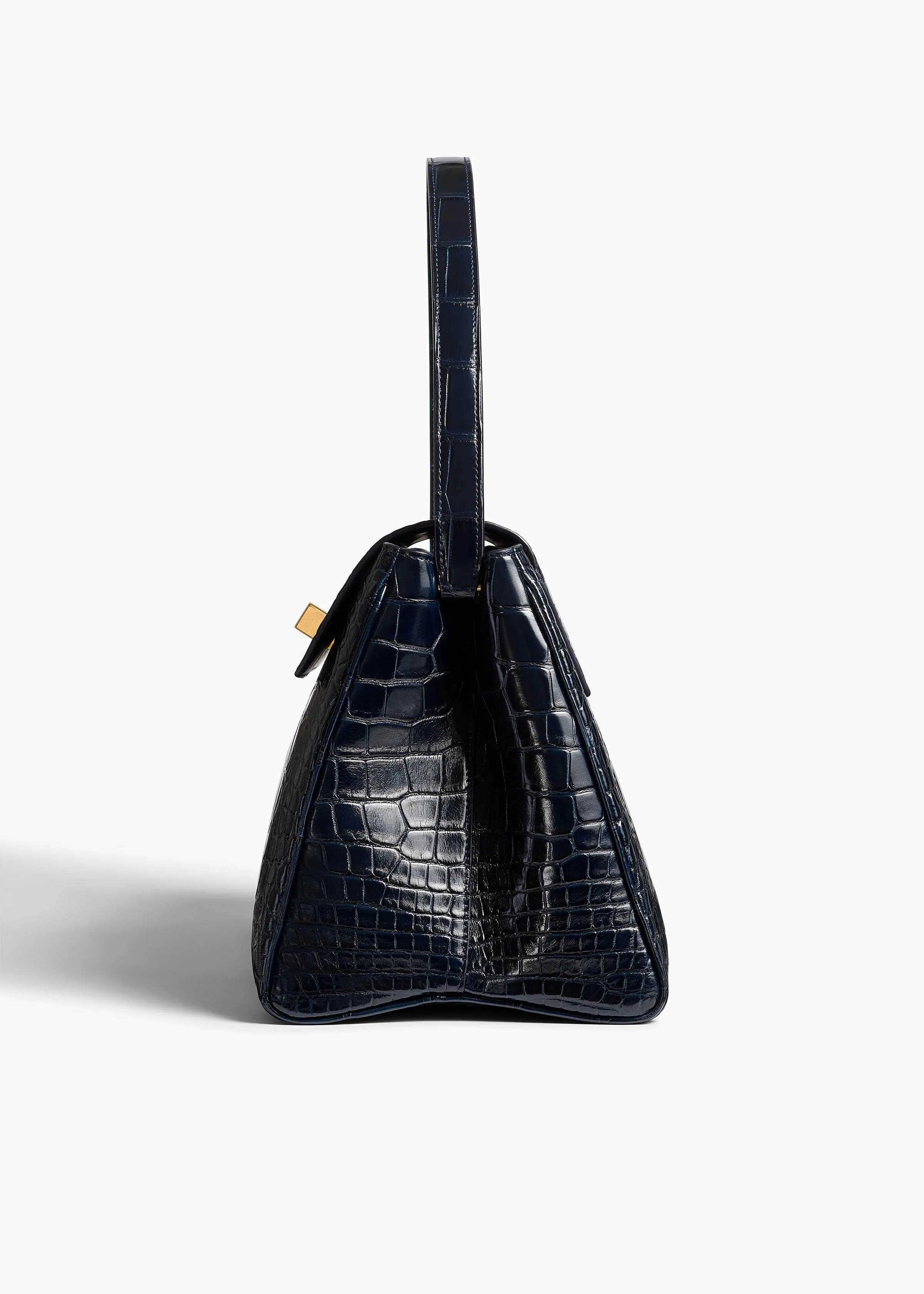 Audrey Top Handle Bag in Midnight Alligator sold by KHAITE product image thumbnail 3