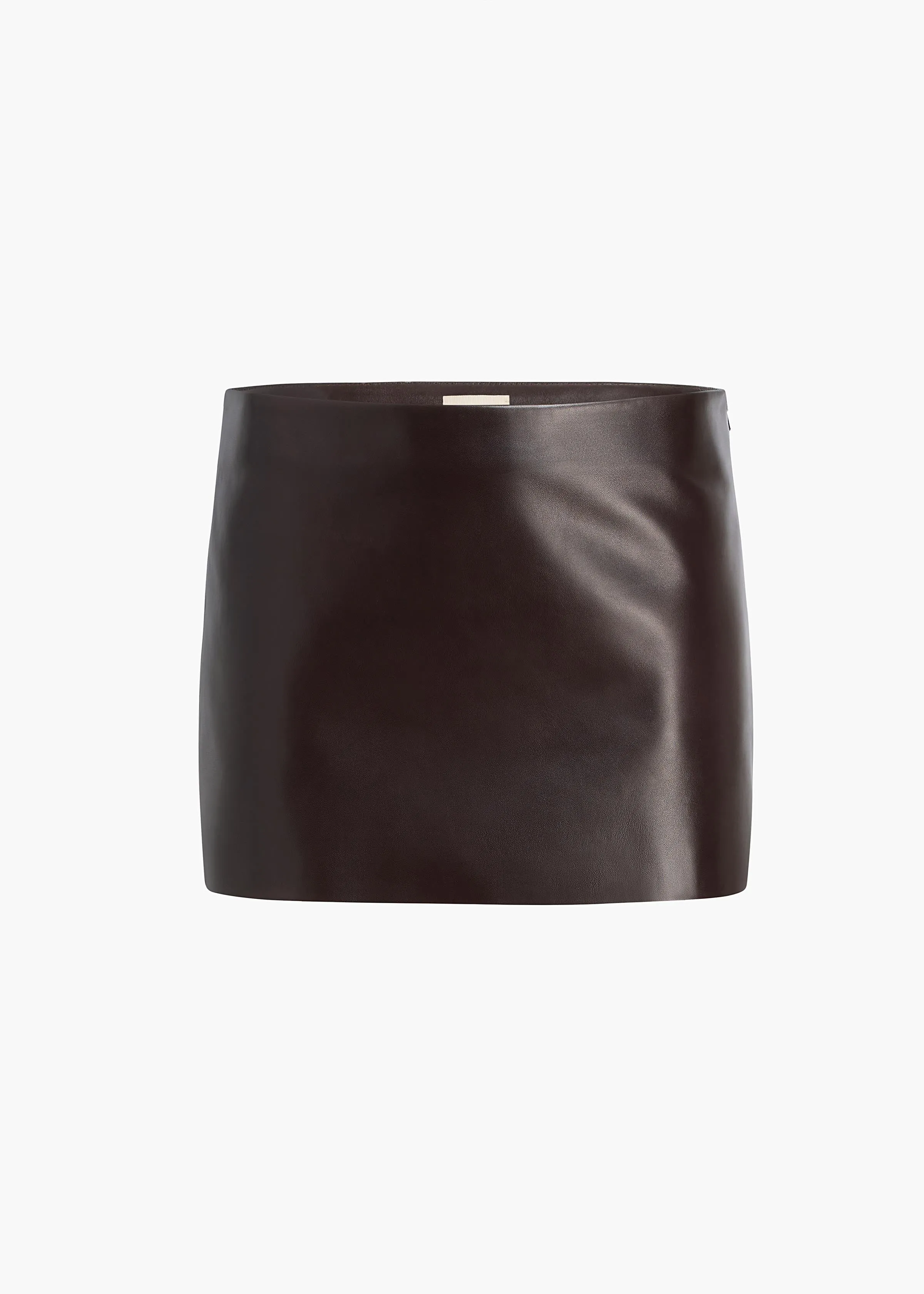 Jett Skirt in Mud Leather sold by KHAITE