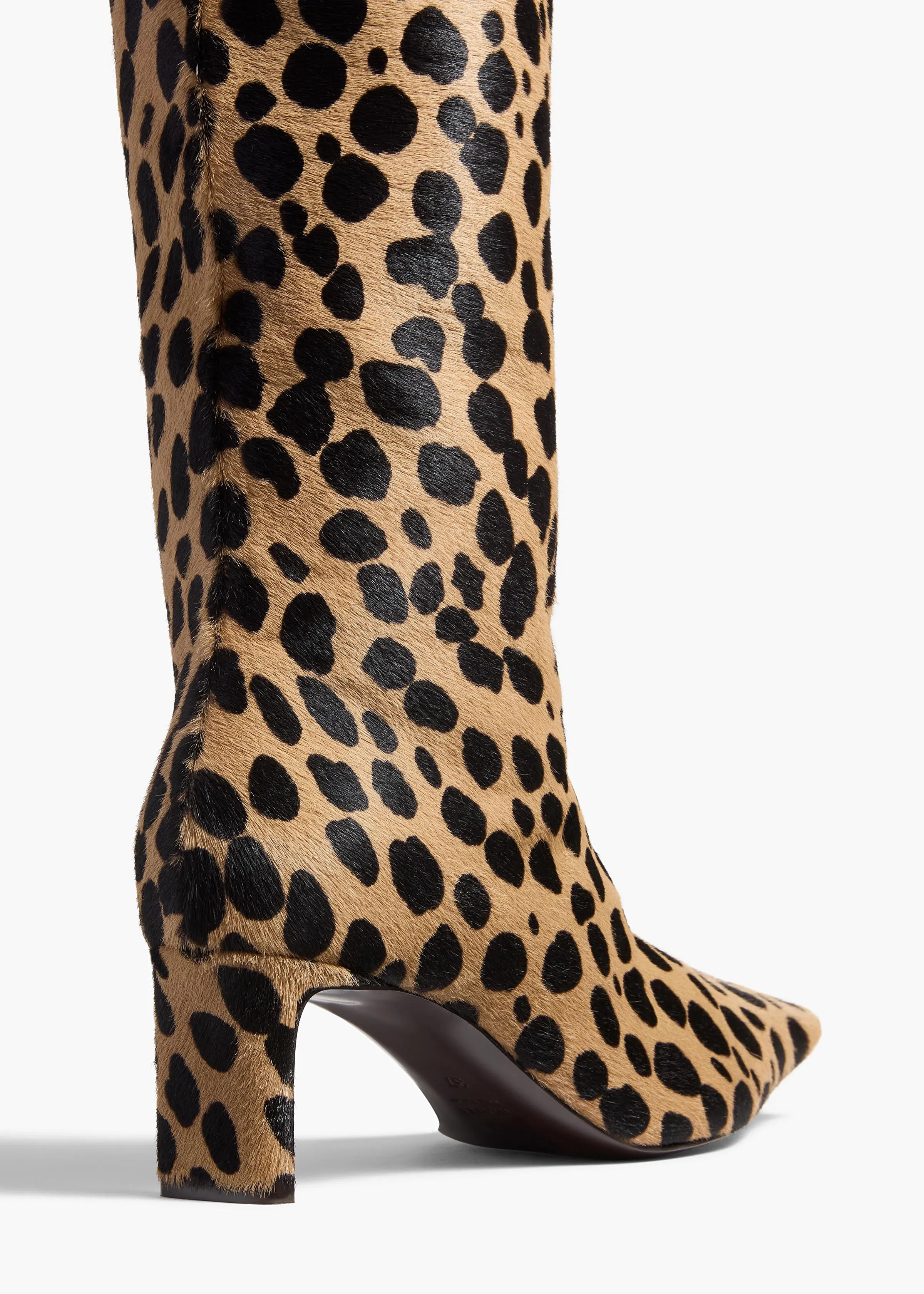 Ona Knee-High Boot in Hyena Print Haircalf sold by KHAITE product image thumbnail 4