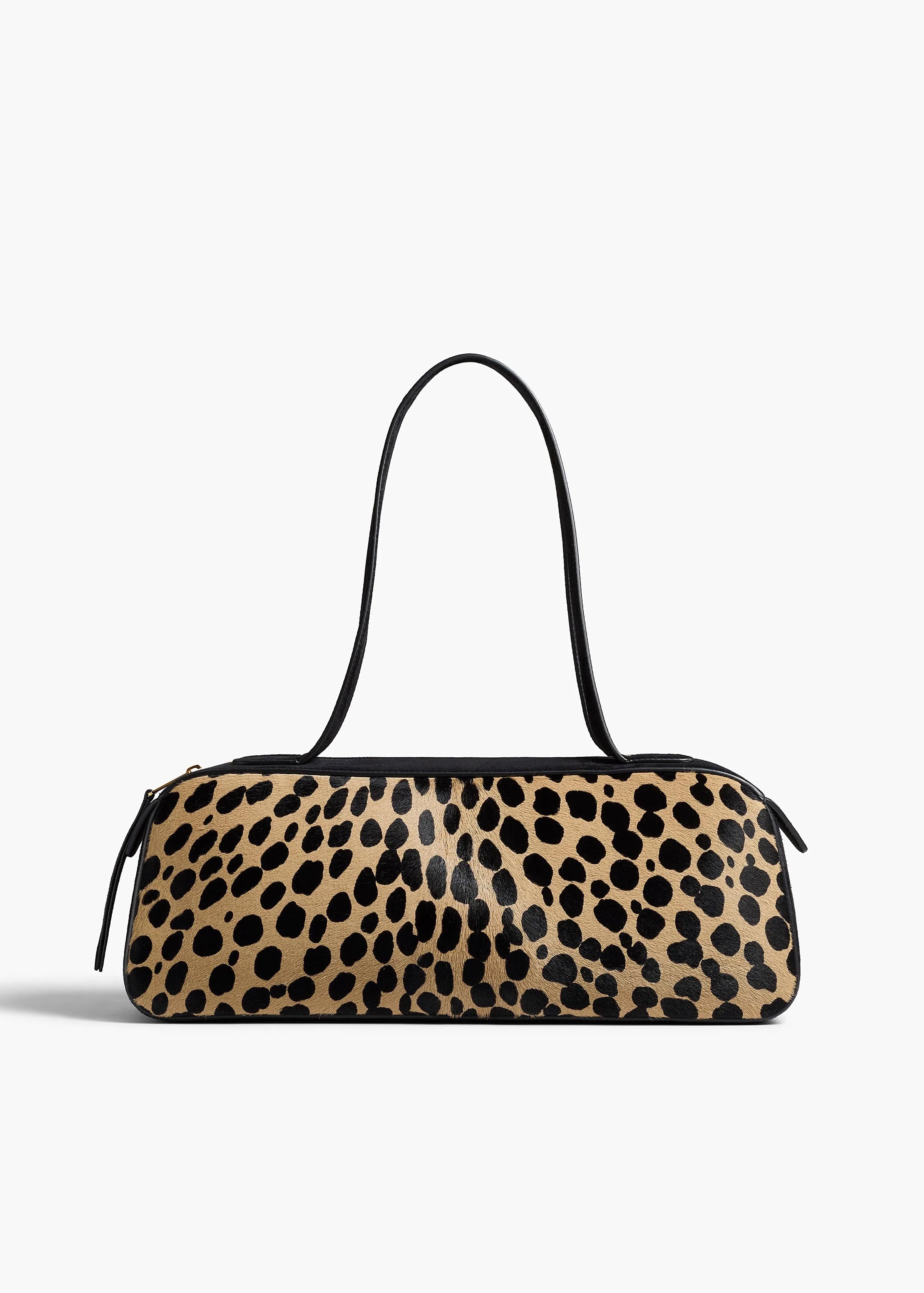 Simona Shoulder Bag in Hyena Print Haircalf sold by KHAITE