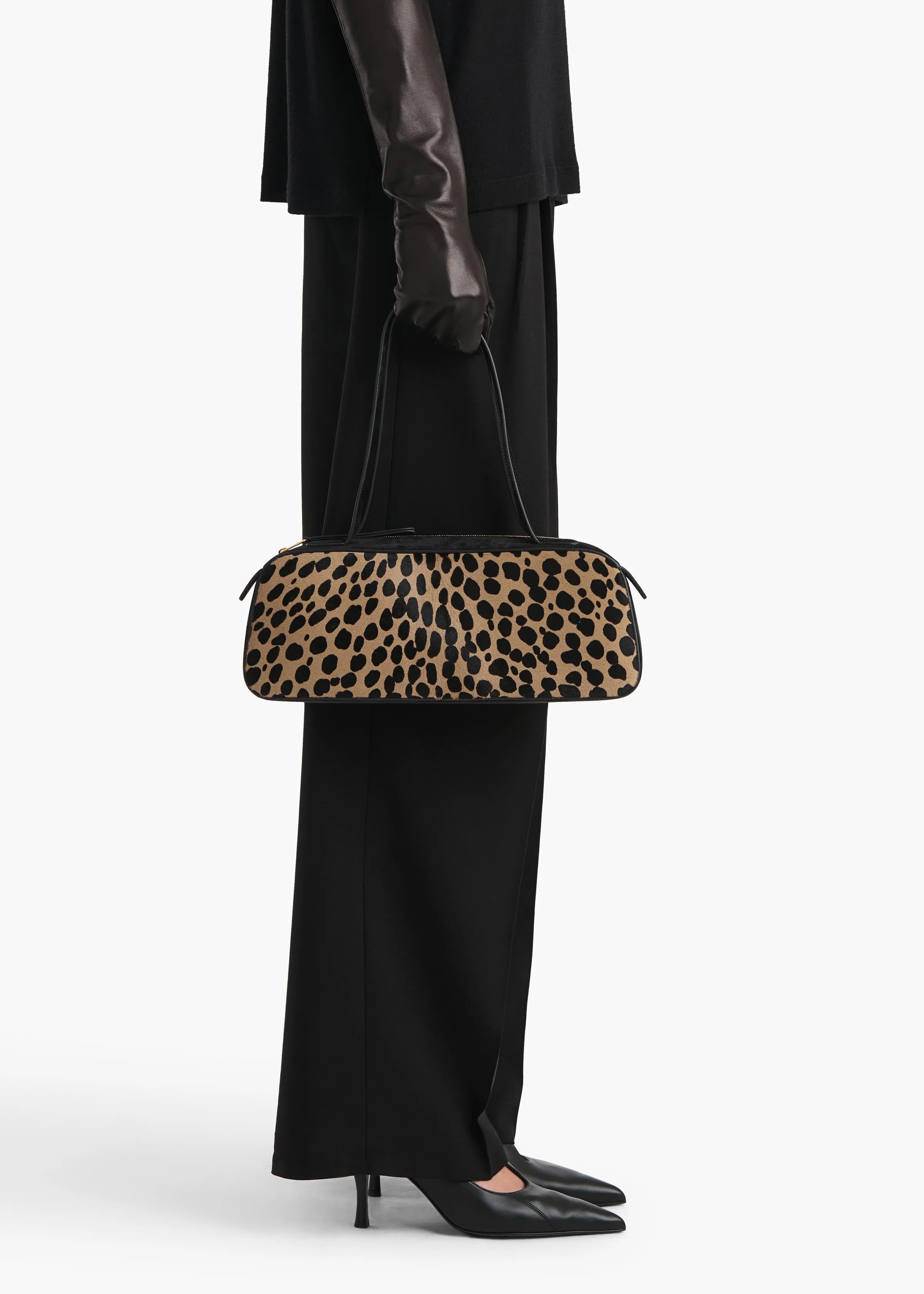 Simona Shoulder Bag in Hyena Print Haircalf sold by KHAITE product image thumbnail 5