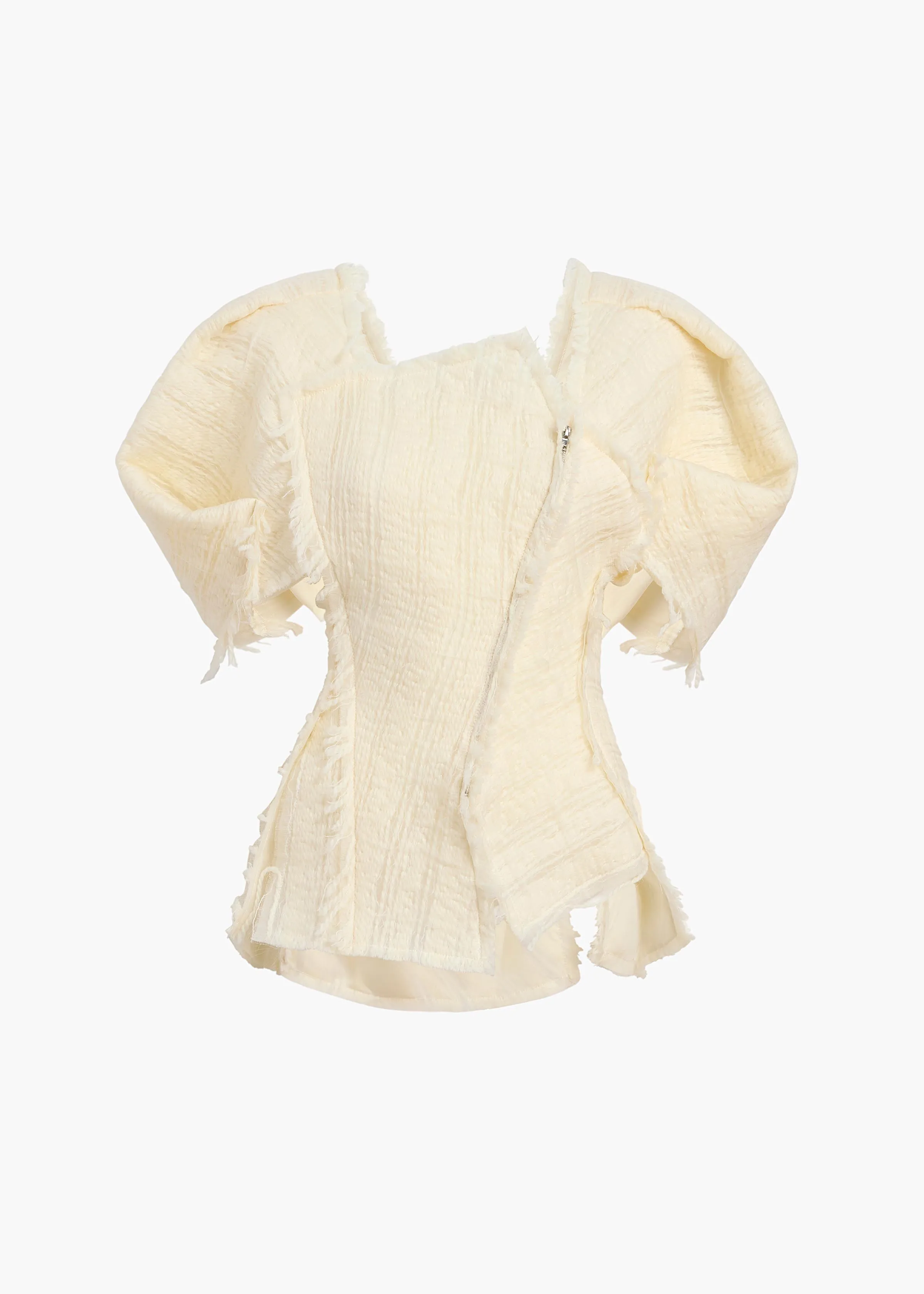 Quan Top in Ivory sold by KHAITE