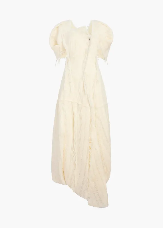 Quintin Dress in Ivory sold by KHAITE