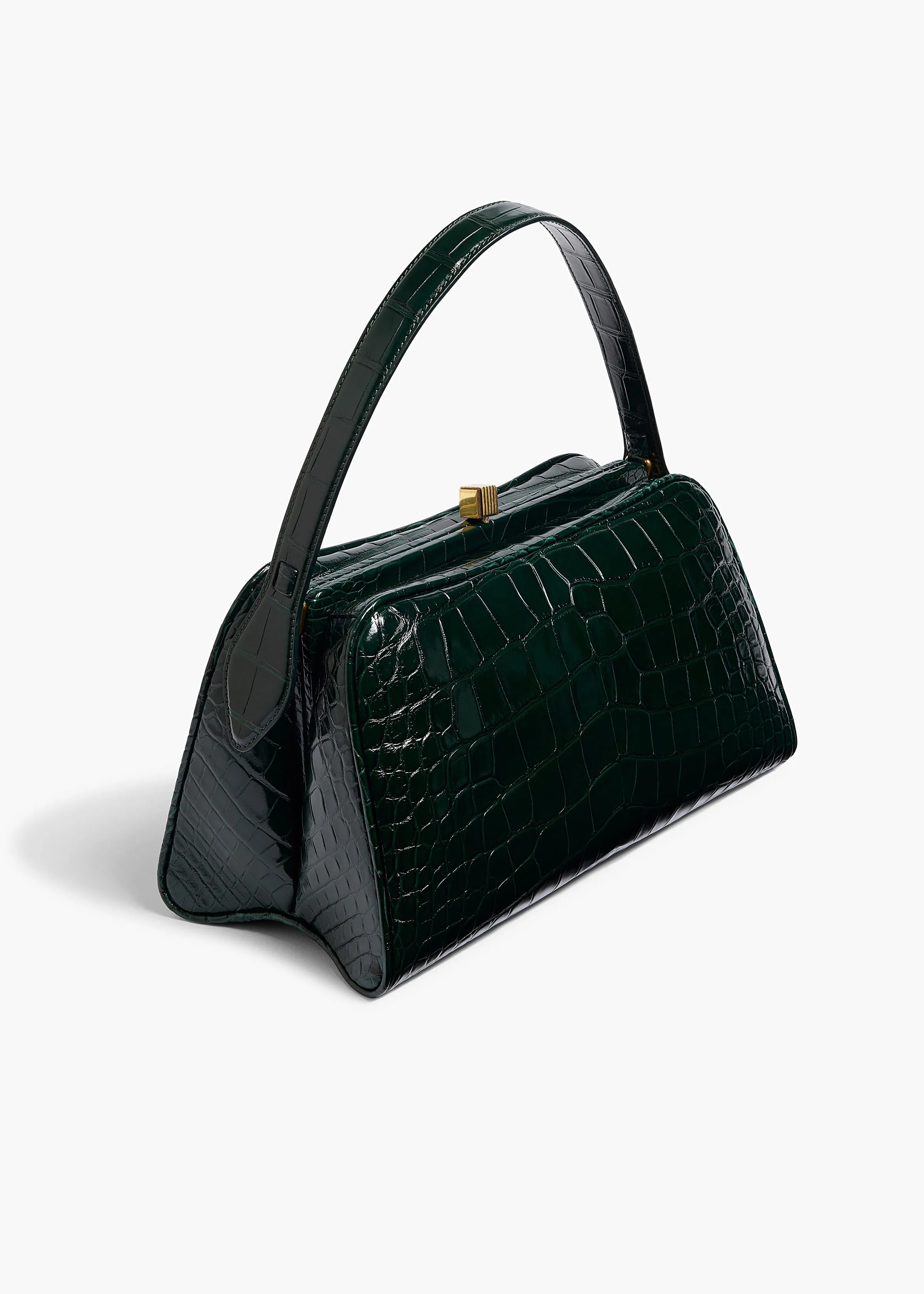 Cate Bag in Hunter Green Alligator sold by KHAITE product image thumbnail 2