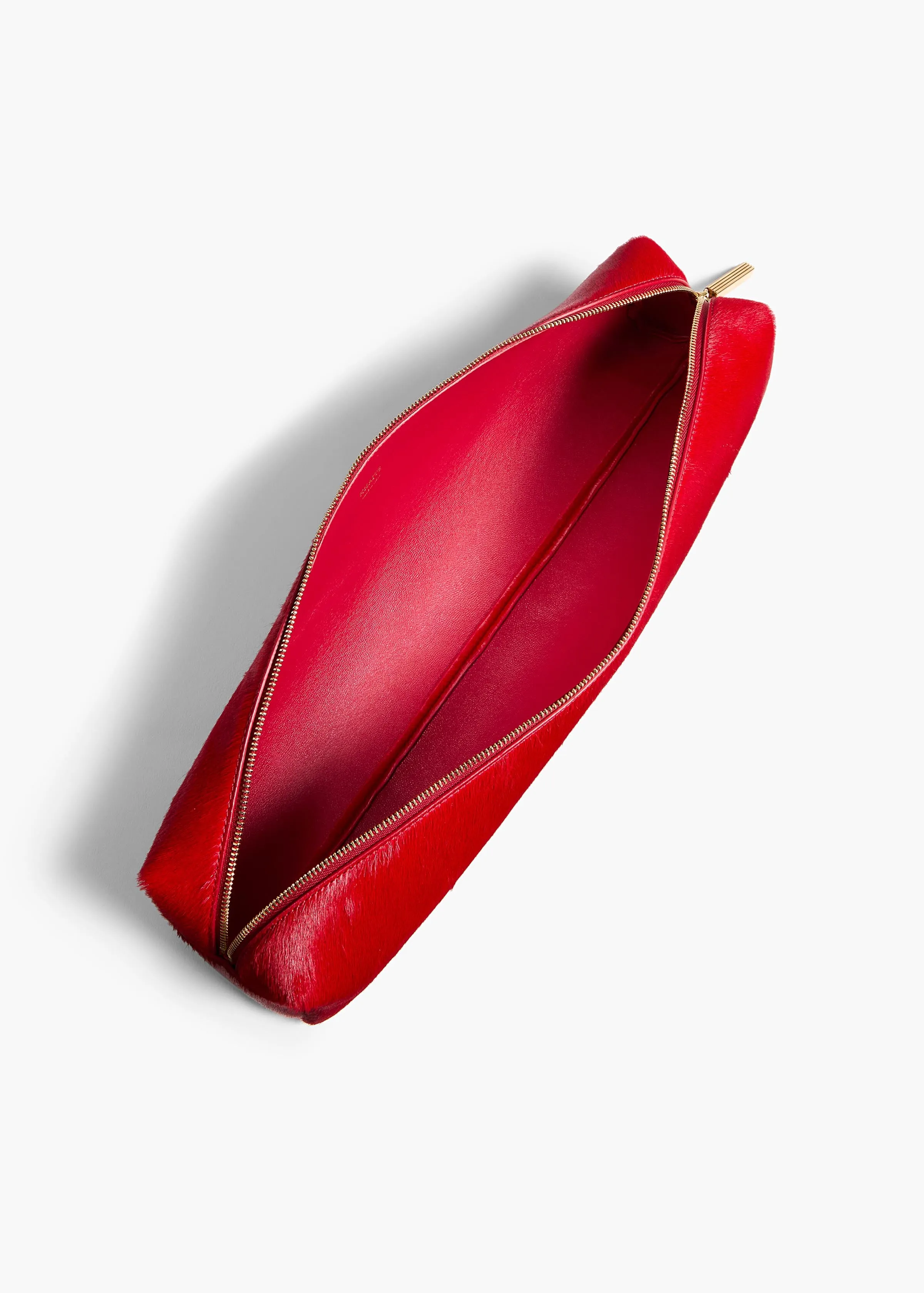 Kye Pencil Case in Ruby Haircalf sold by KHAITE product image thumbnail 4