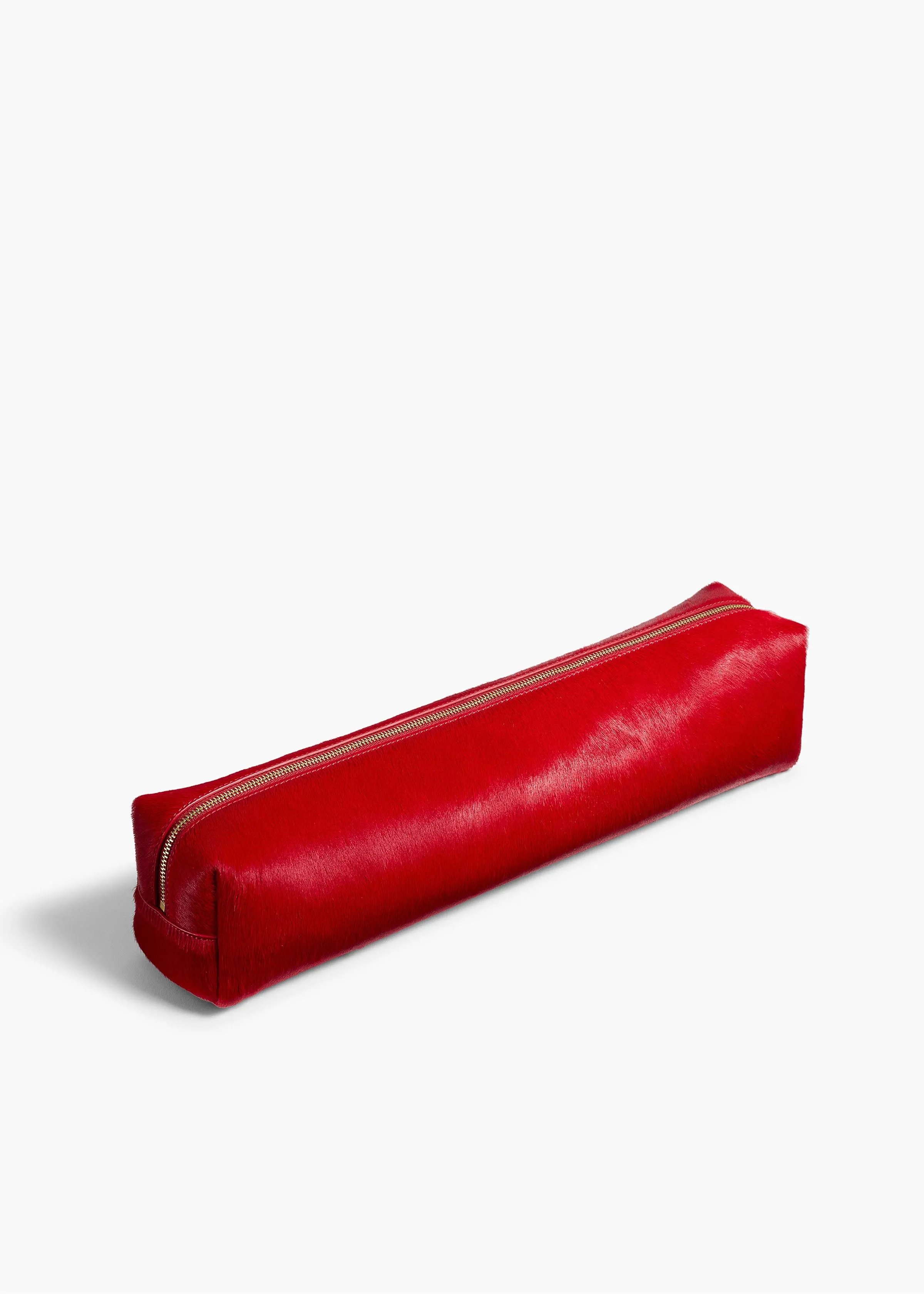 Kye Pencil Case in Ruby Haircalf sold by KHAITE product image thumbnail 2