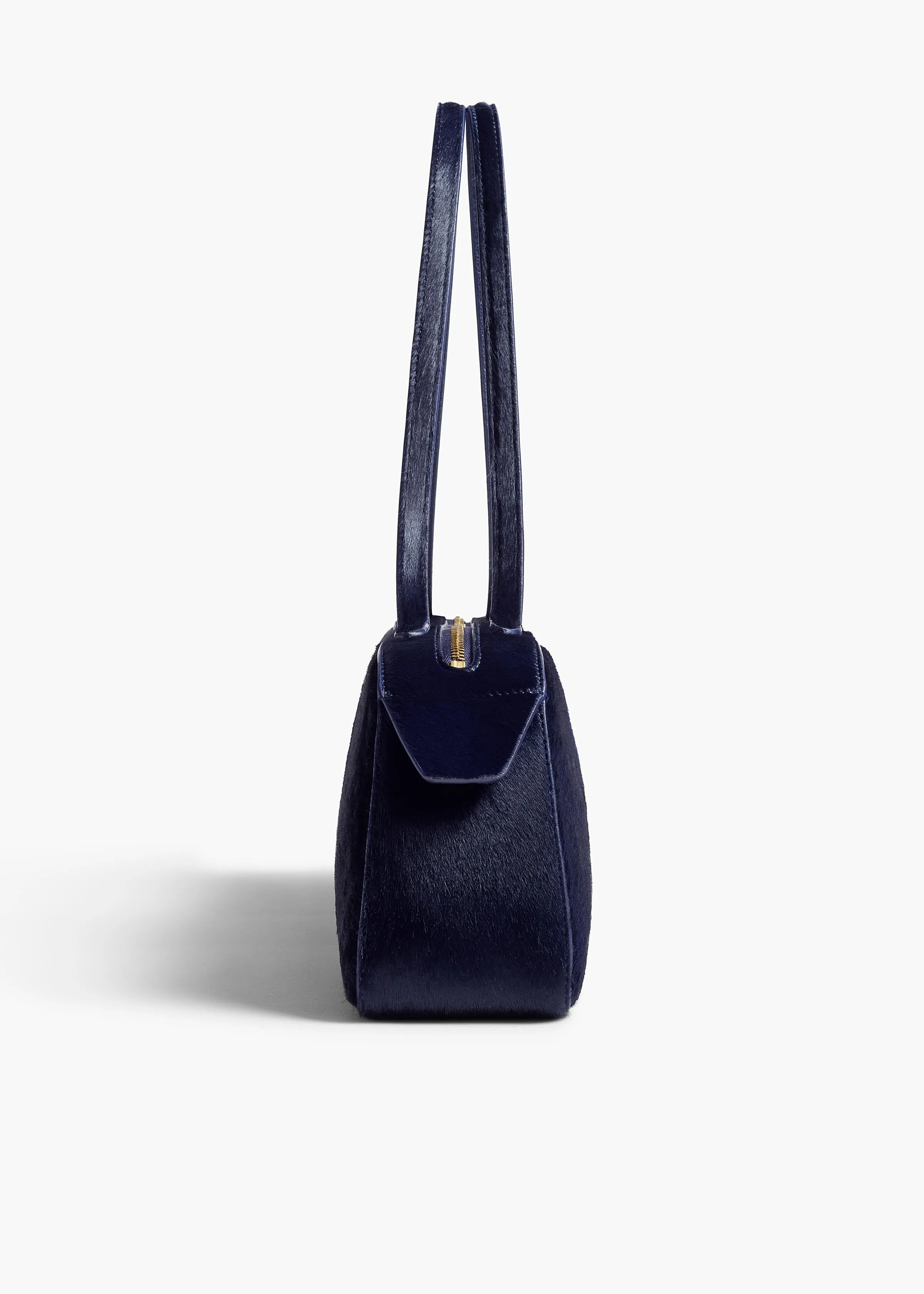Simona Shoulder Bag in Midnight Haircalf sold by KHAITE product image thumbnail 3