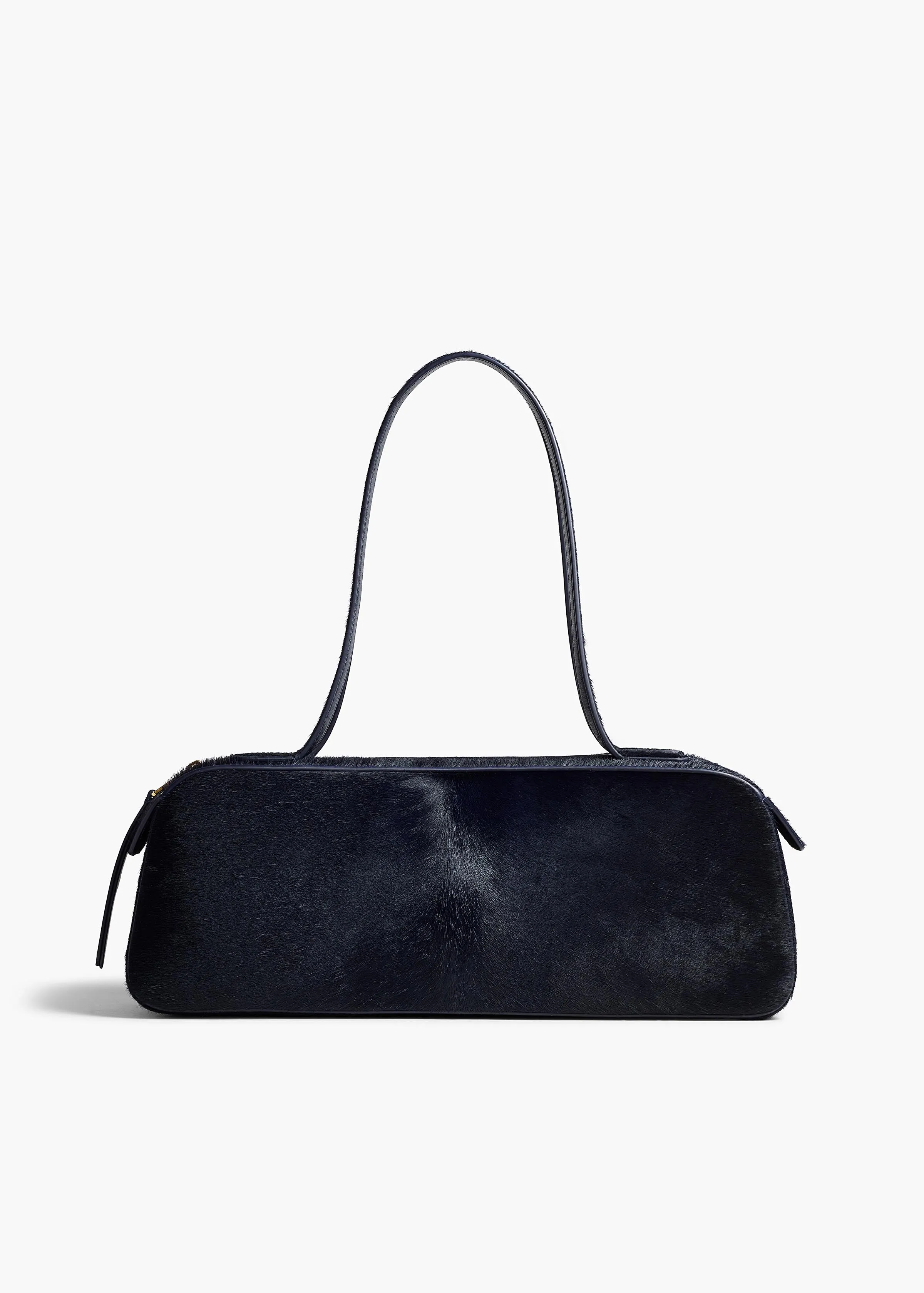 Simona Shoulder Bag in Midnight Haircalf sold by KHAITE