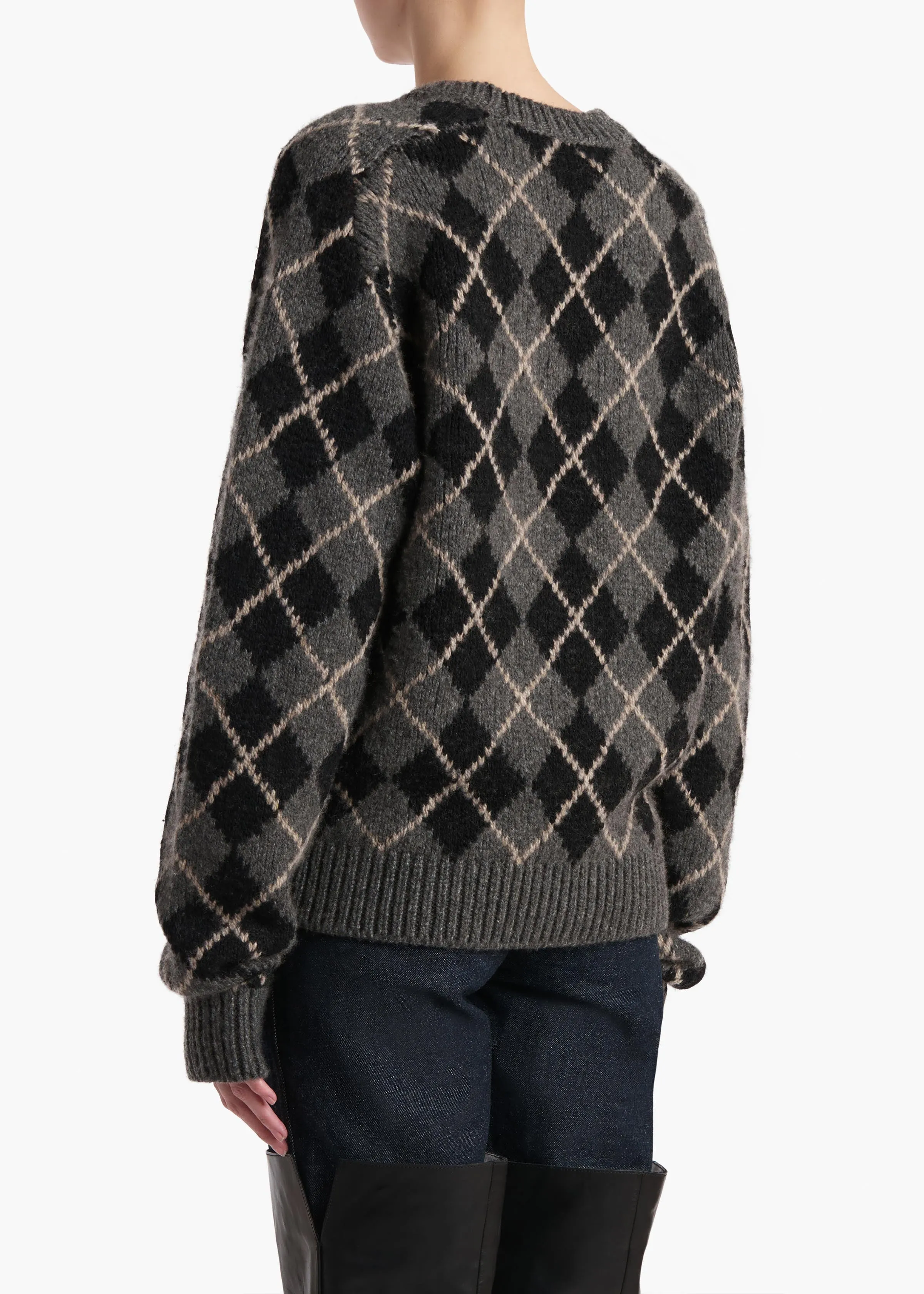 Pratt Sweater in Stone Multi sold by KHAITE product image thumbnail 4