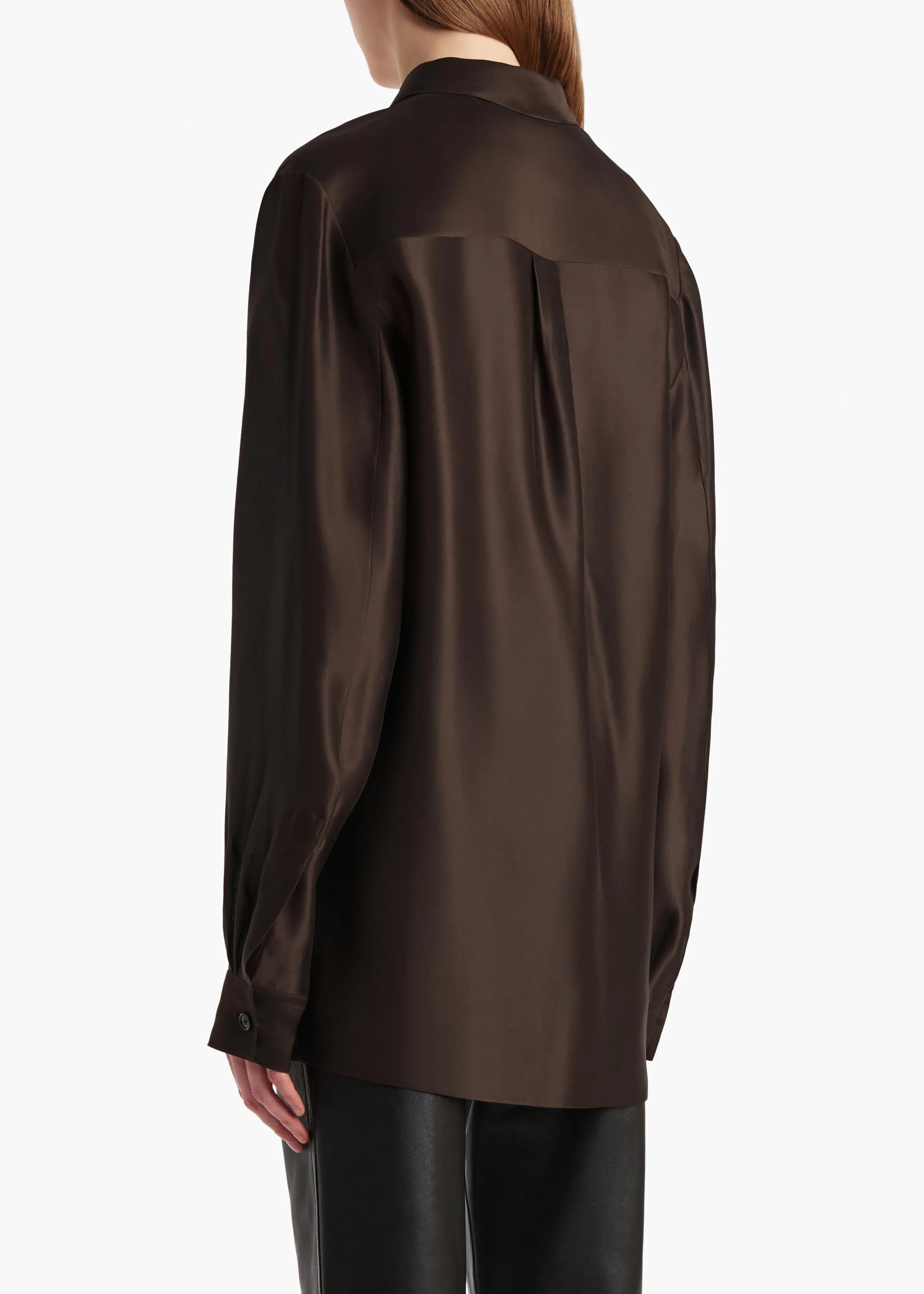 Auryn Top in Bark sold by KHAITE product image thumbnail 4