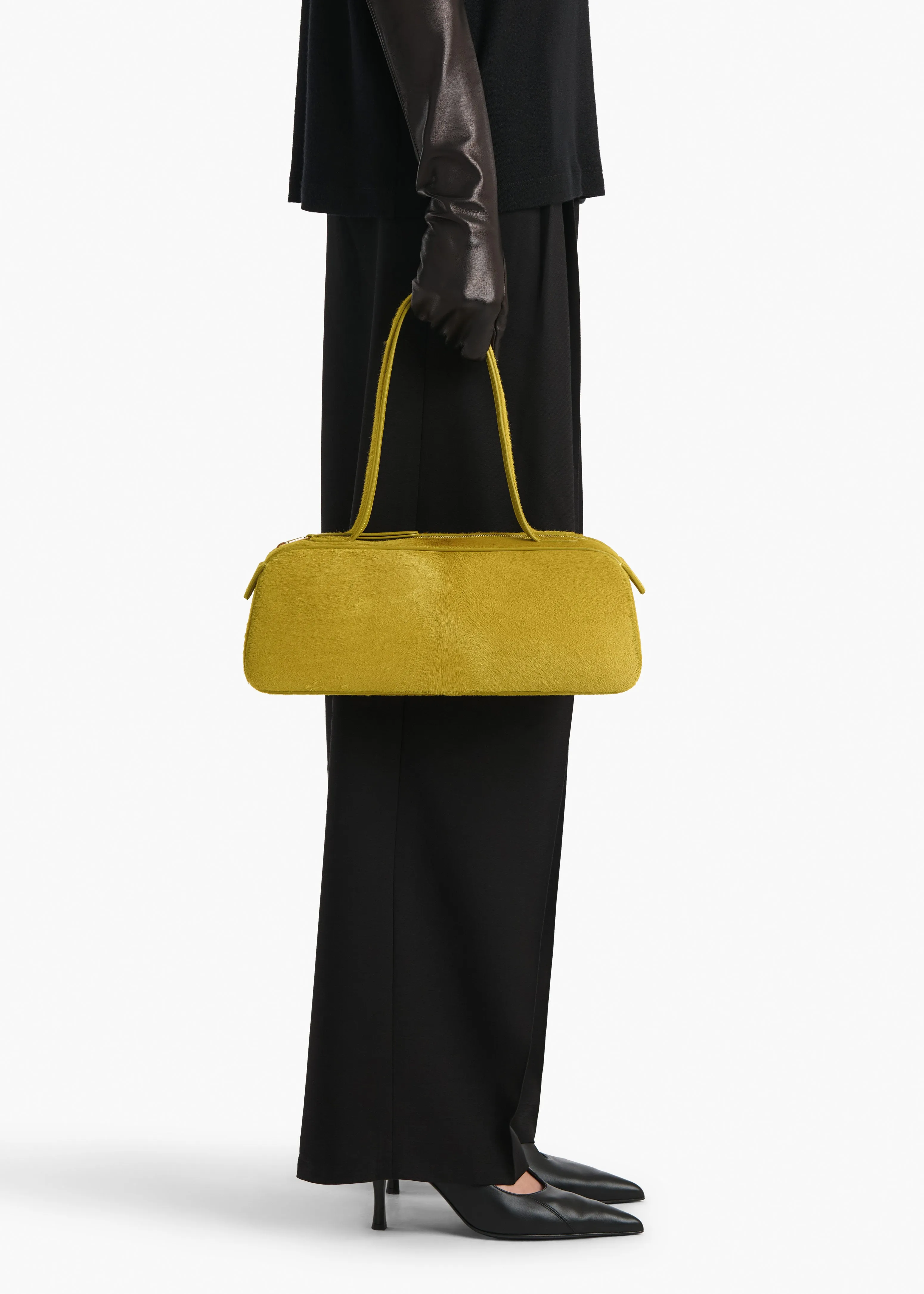 Simona Shoulder Bag in Fern Haircalf sold by KHAITE product image thumbnail 5