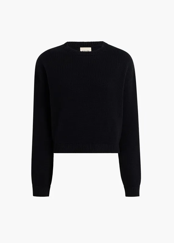 Milo Sweater in Black sold by KHAITE