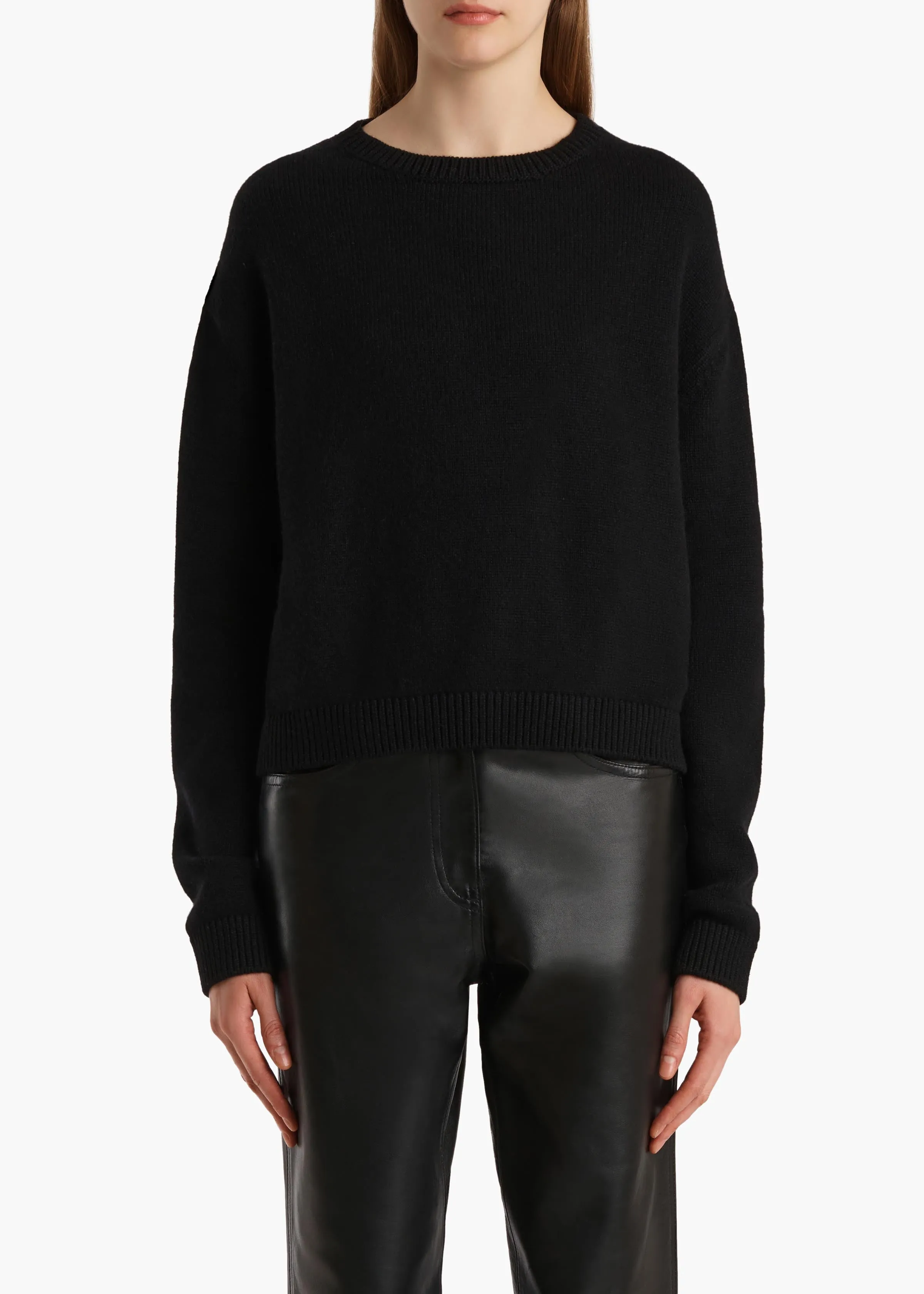 Milo Sweater in Black sold by KHAITE product image thumbnail 3
