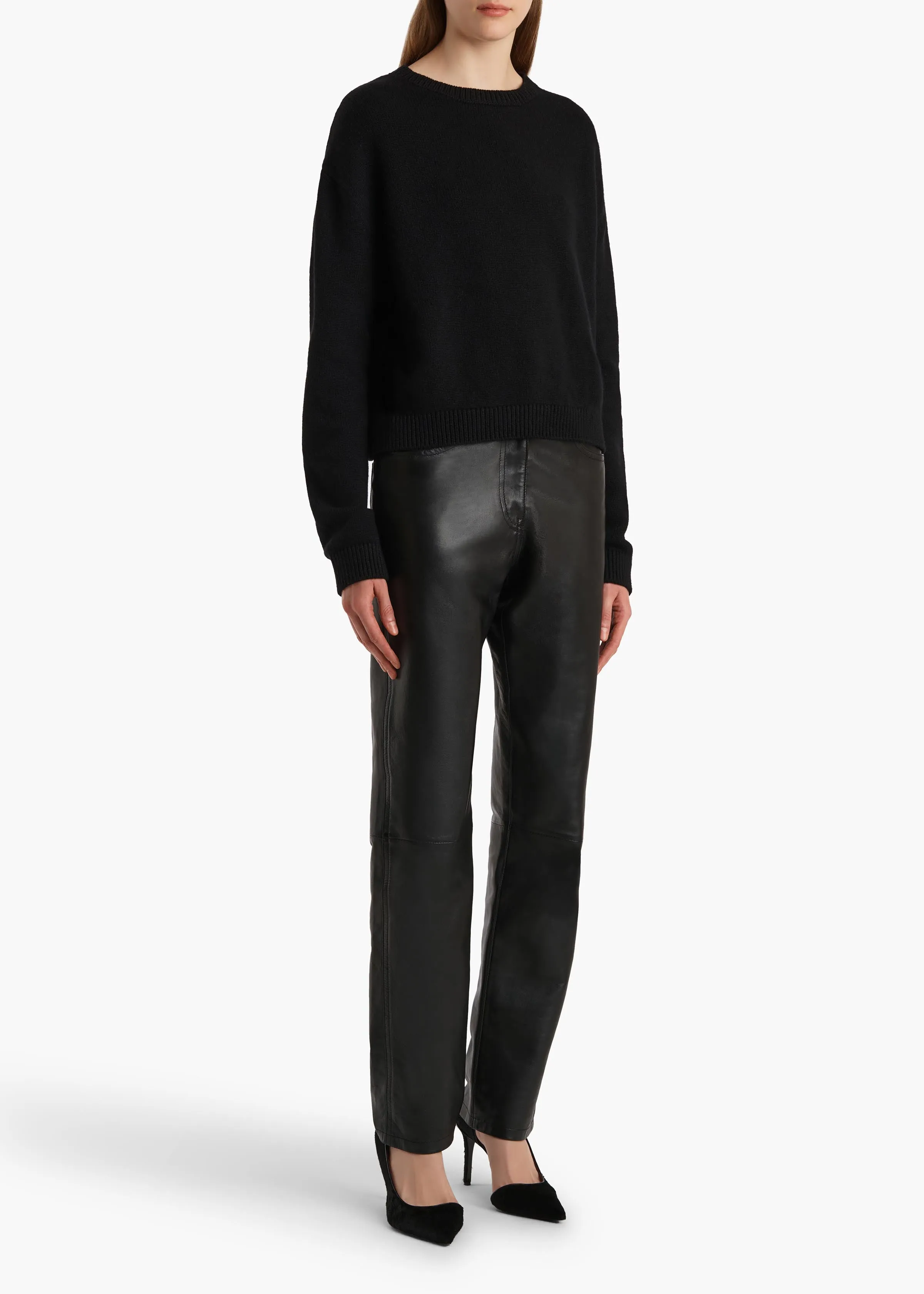Milo Sweater in Black sold by KHAITE product image thumbnail 2