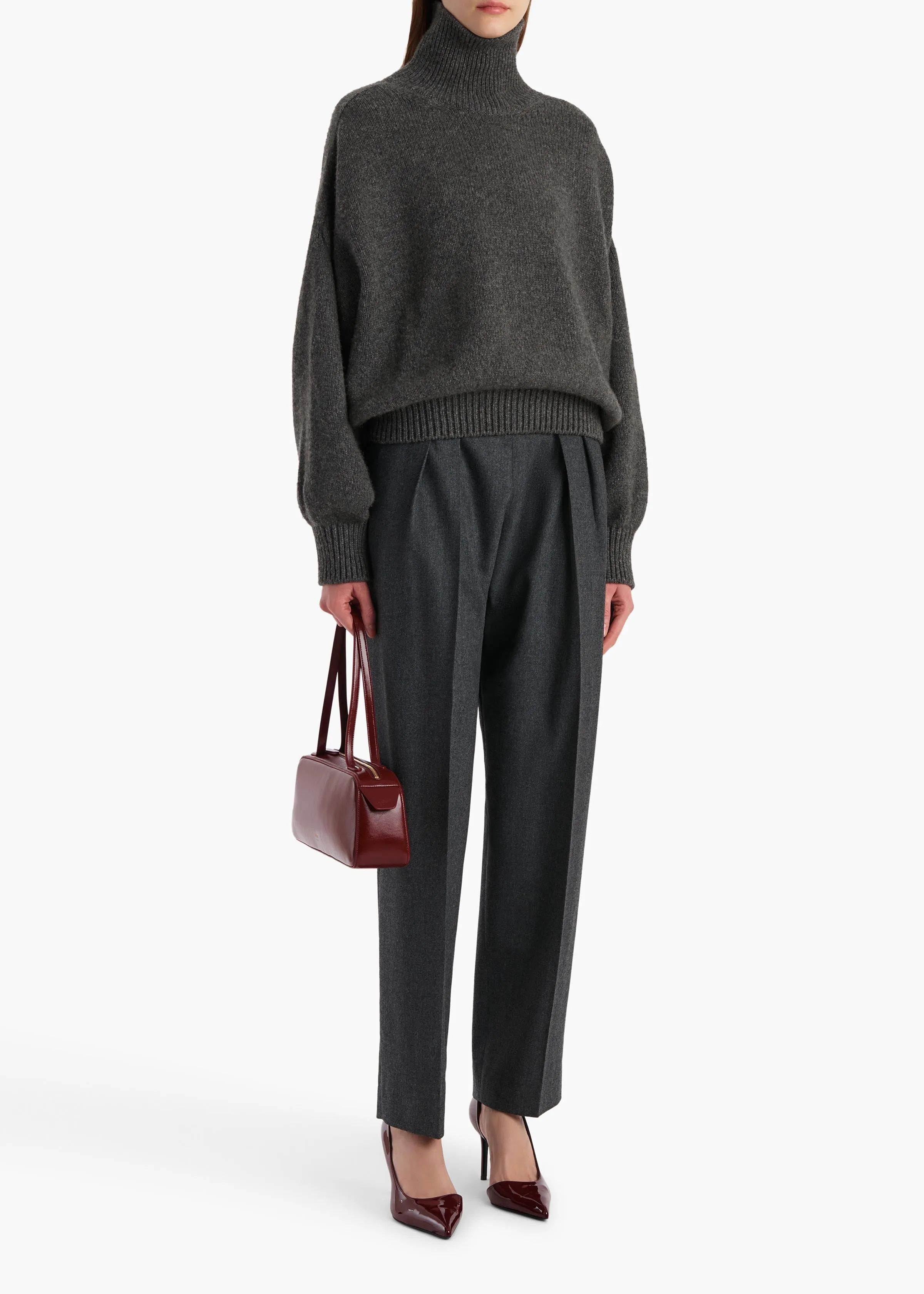 Dugan Pant in Storm sold by KHAITE product image thumbnail 2