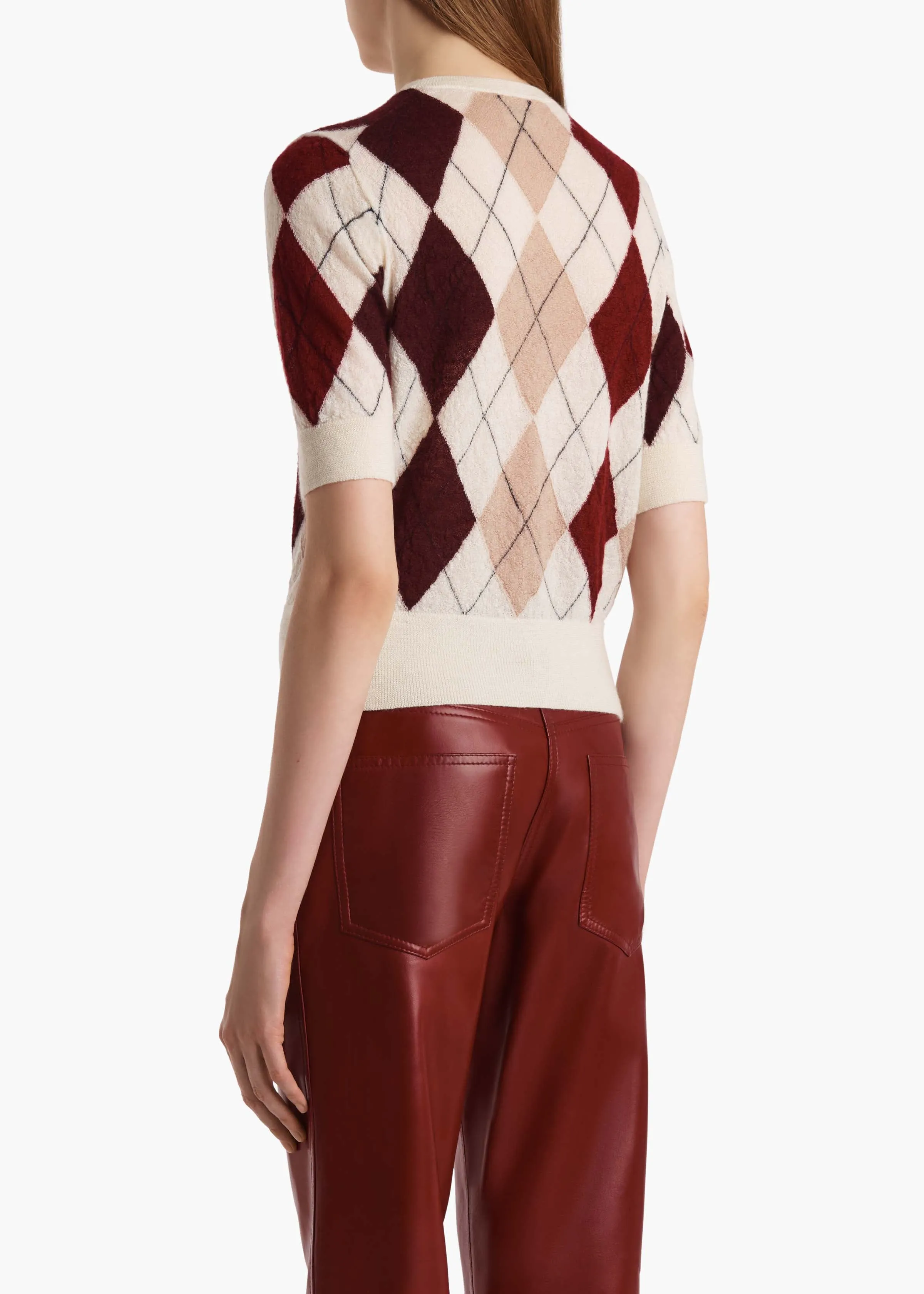 Anders Top in Cream Multi sold by KHAITE product image thumbnail 4