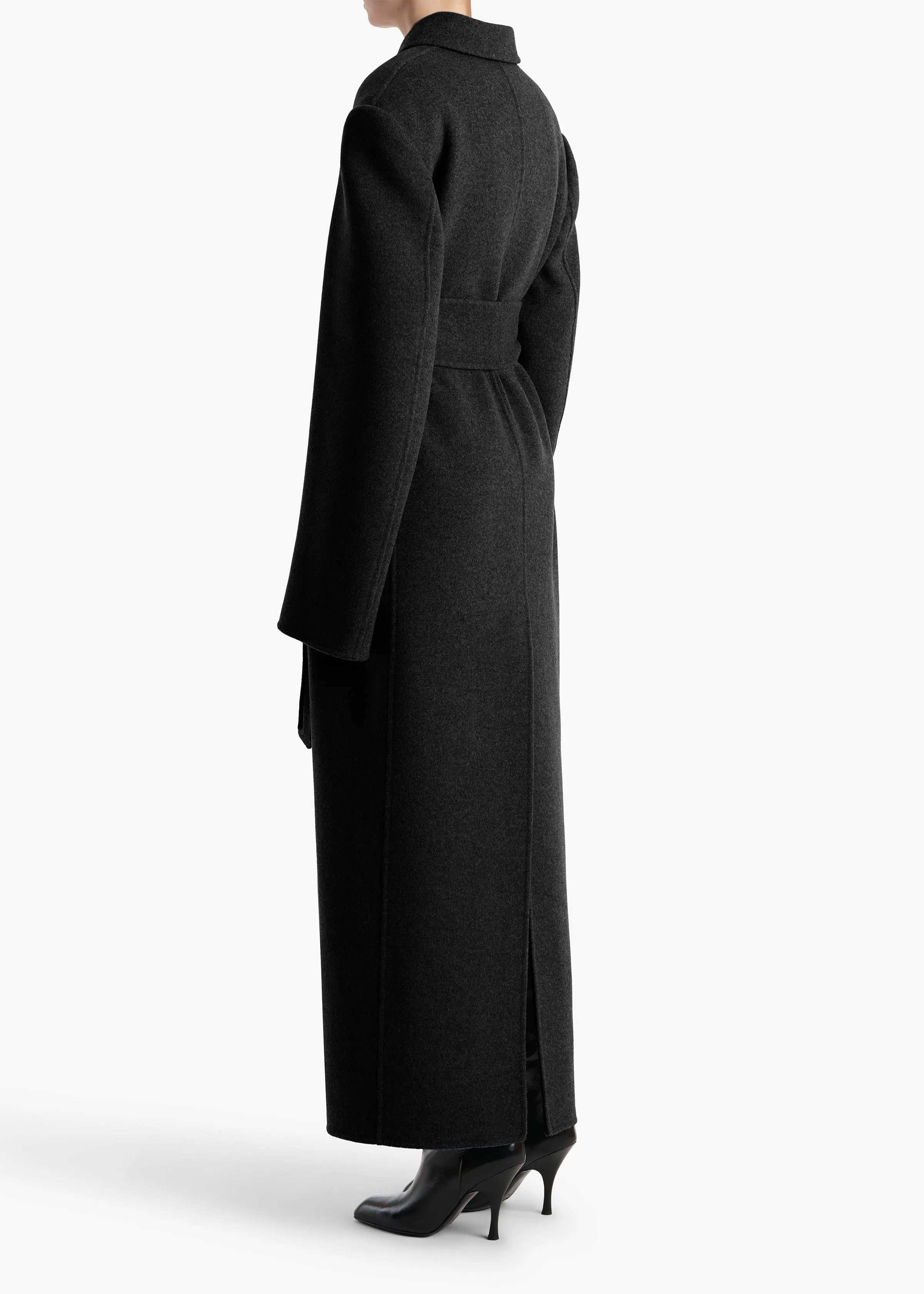 Lea Coat in Black sold by KHAITE product image thumbnail 4