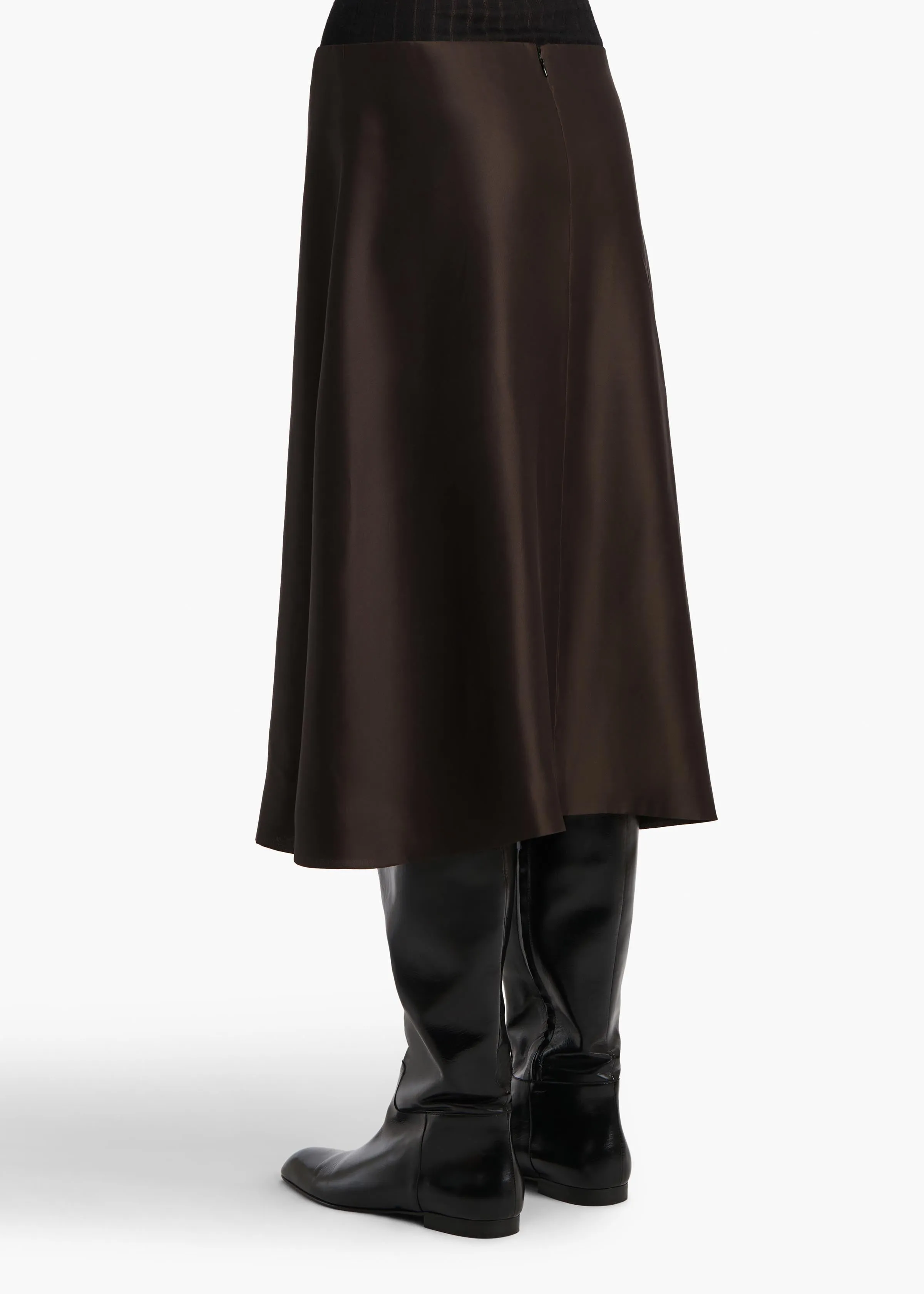 Nania Skirt in Bark sold by KHAITE product image thumbnail 4