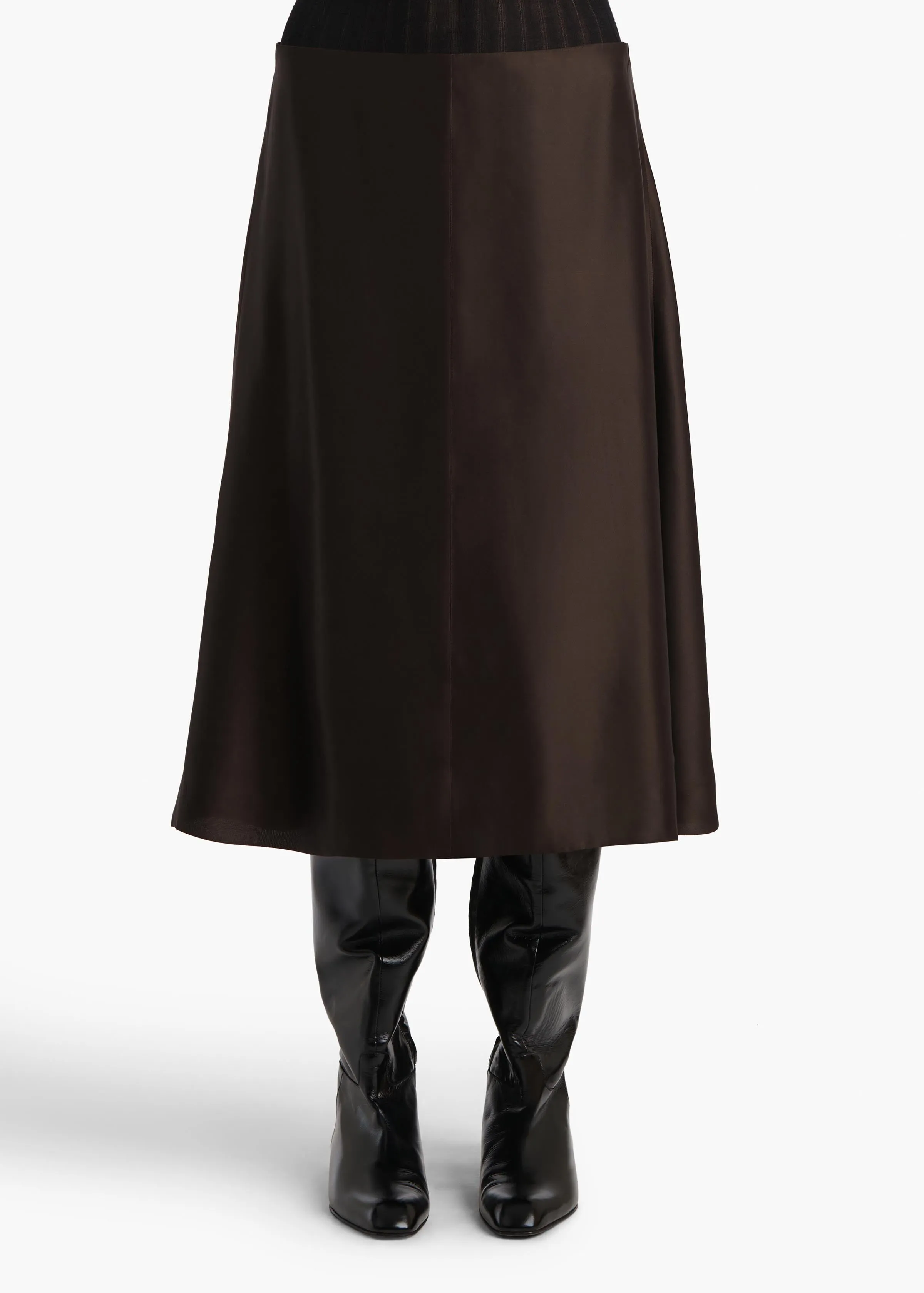 Nania Skirt in Bark sold by KHAITE product image thumbnail 3
