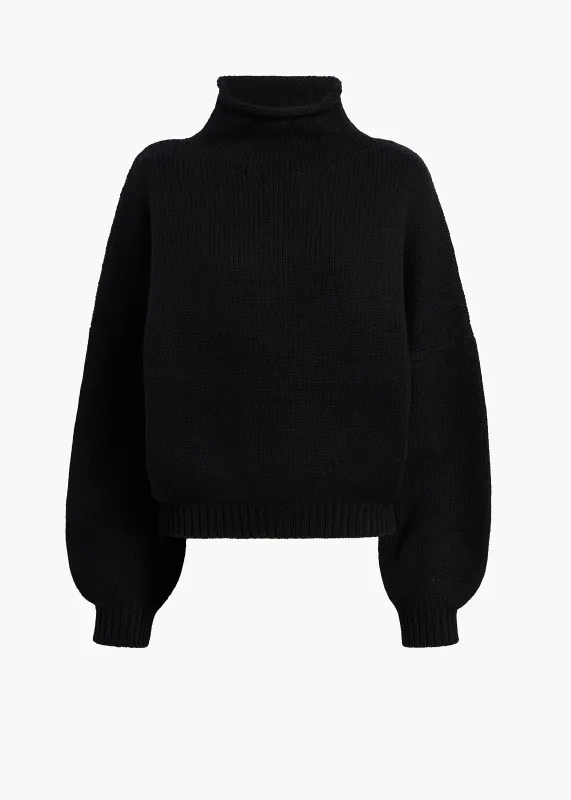 Juniper Sweater in Black sold by KHAITE