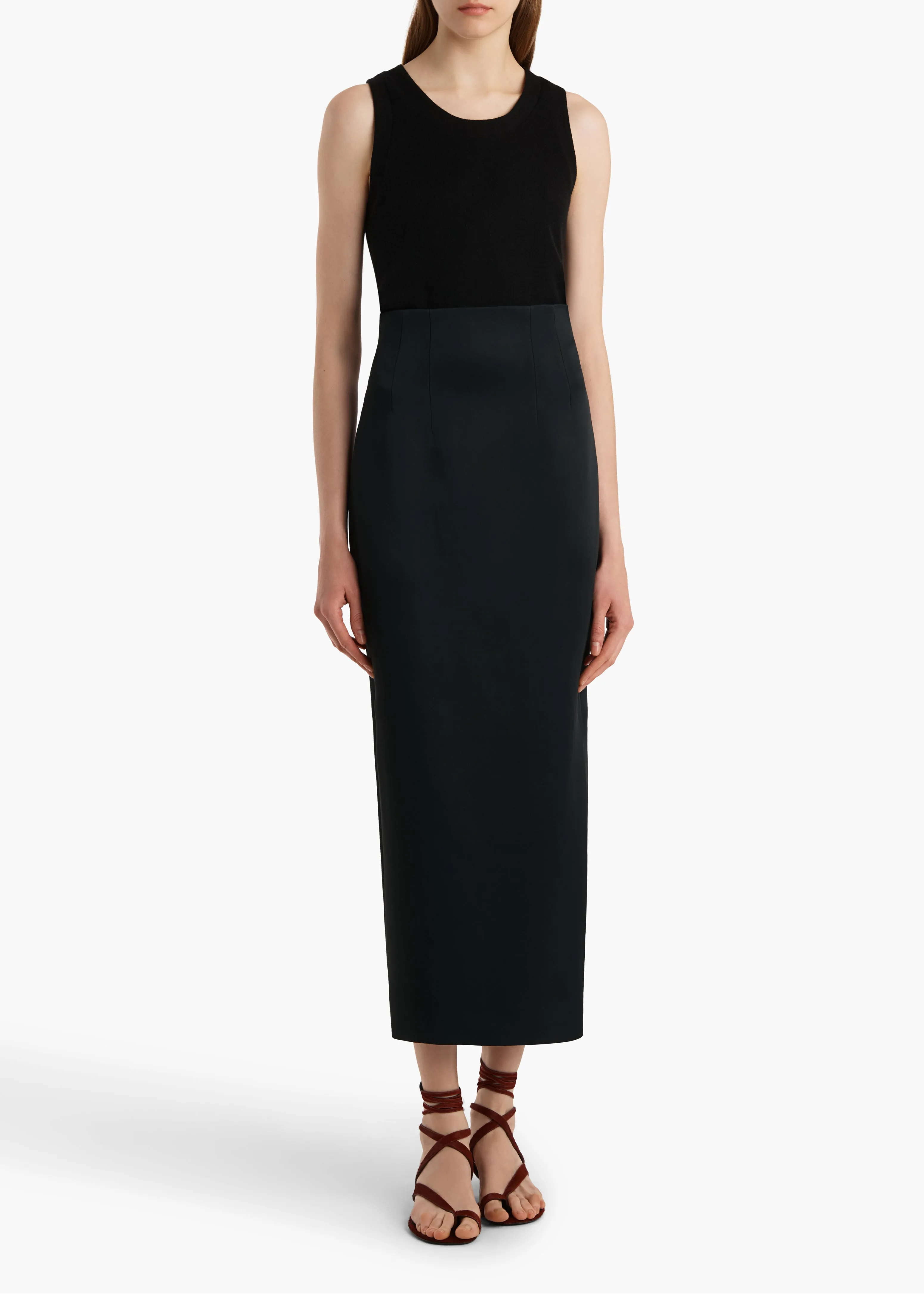 Loxley Skirt in Black sold by KHAITE product image thumbnail 2