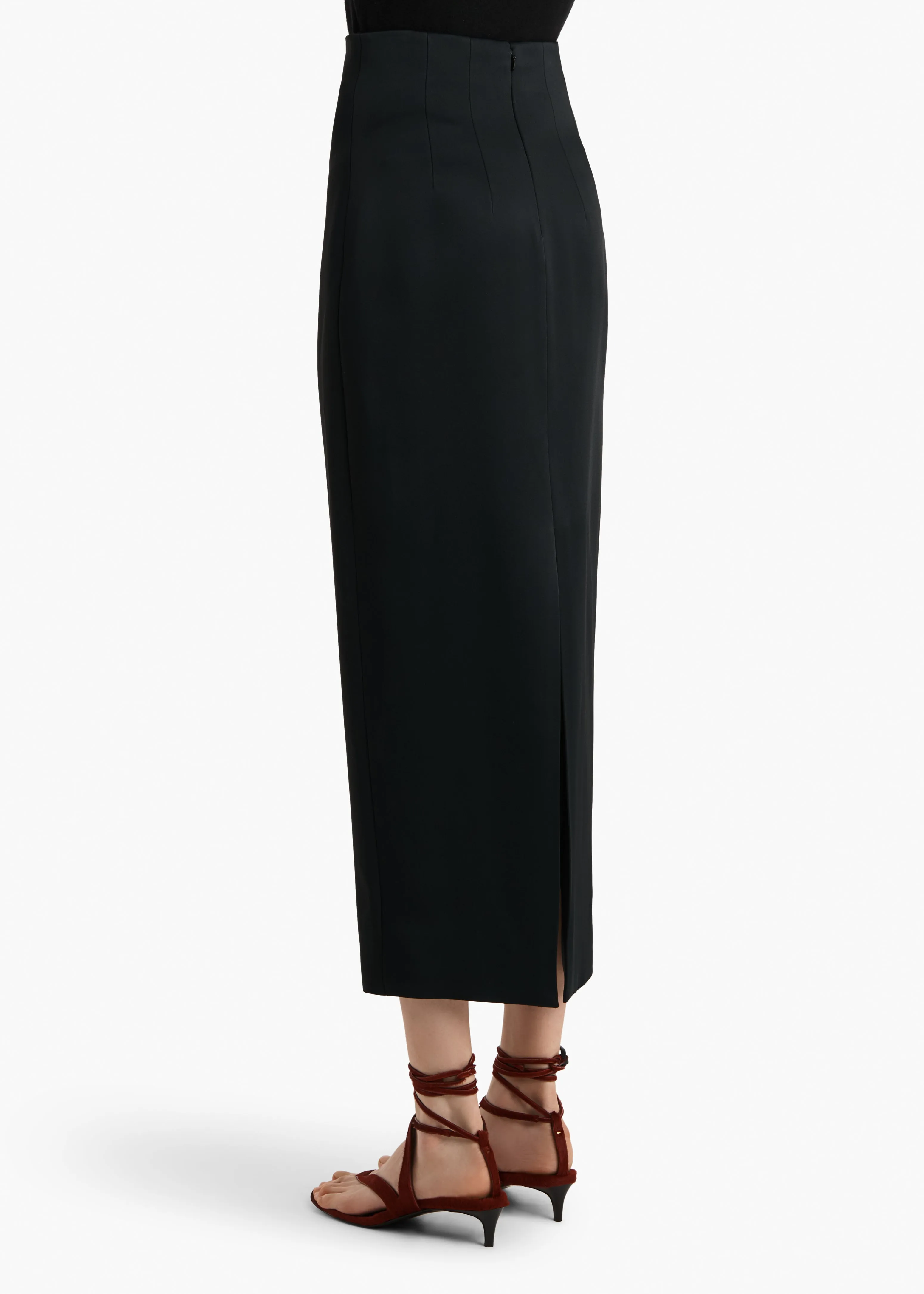 Loxley Skirt in Black sold by KHAITE product image thumbnail 4
