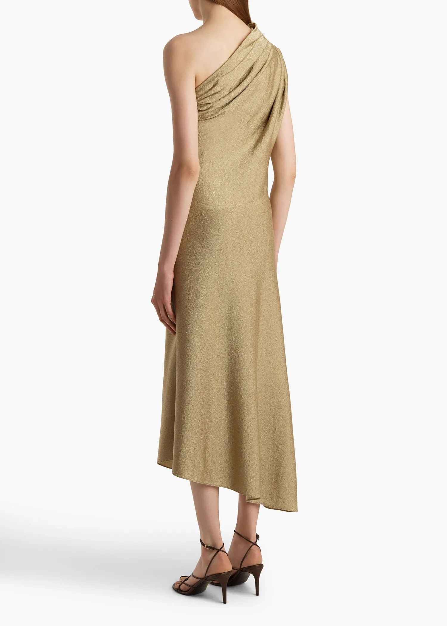 Coast Dress in Gold sold by KHAITE product image thumbnail 4