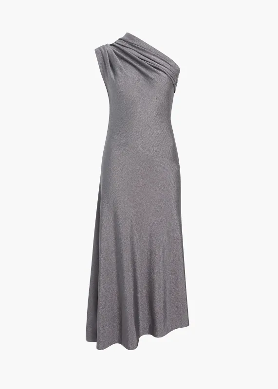 Coast Dress in Gunmetal made by KHAITE