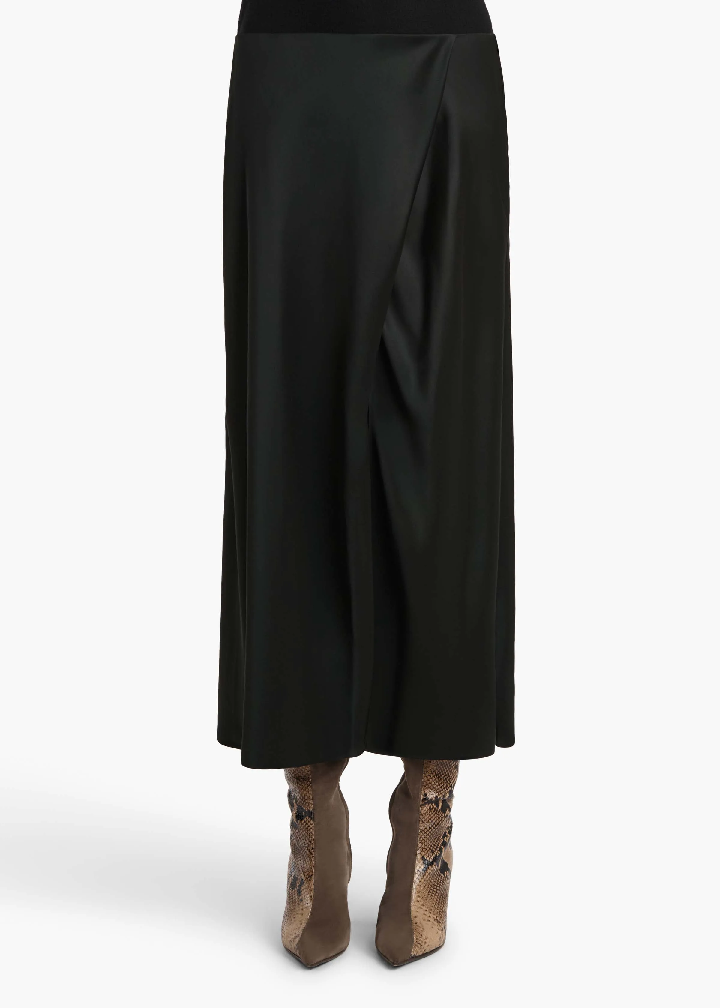 Demi Skirt in Black sold by KHAITE product image thumbnail 3