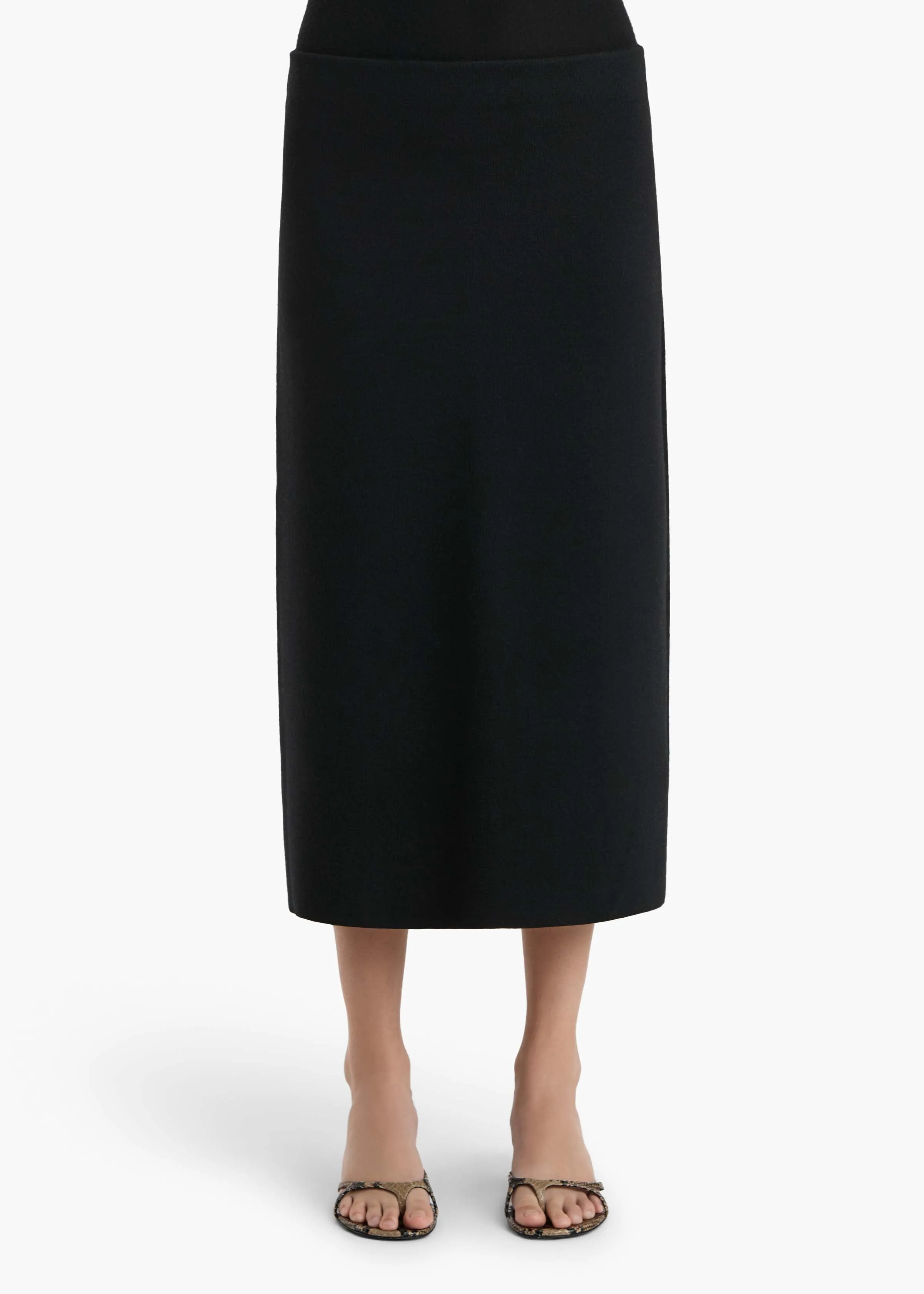 Patri Skirt in Black sold by KHAITE product image thumbnail 3