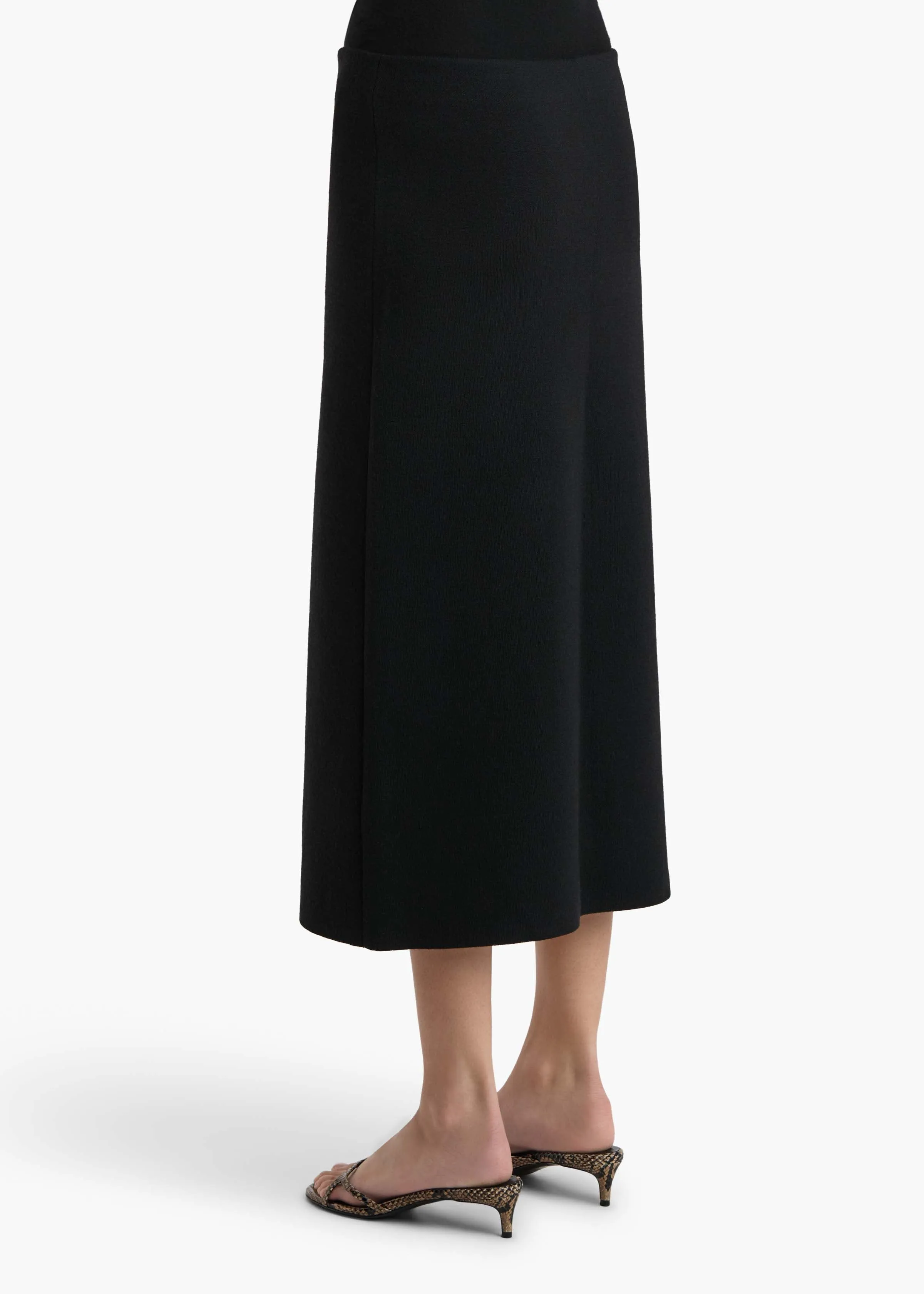 Patri Skirt in Black sold by KHAITE product image thumbnail 4