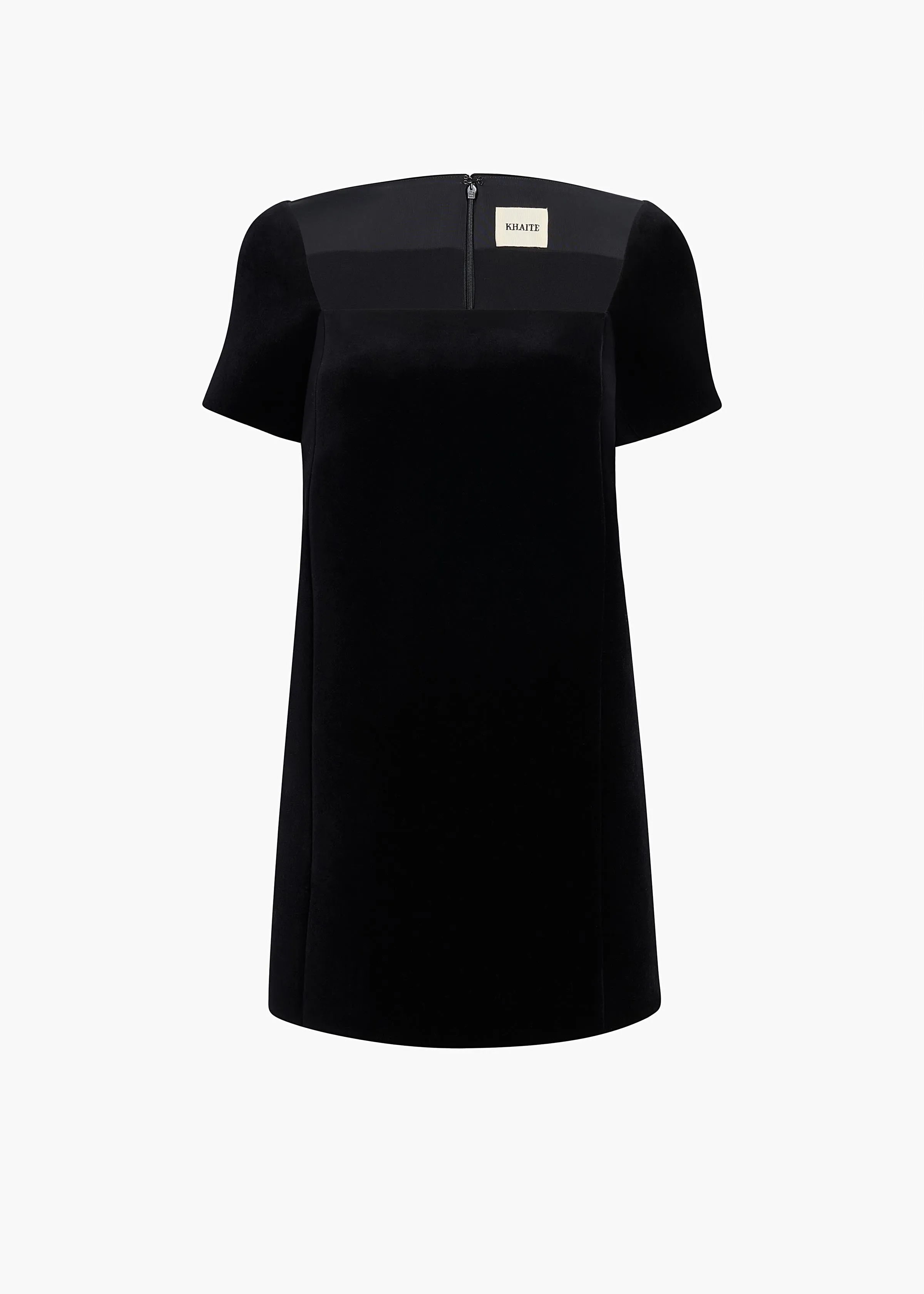 Benji Dress in Black Velvet sold by KHAITE