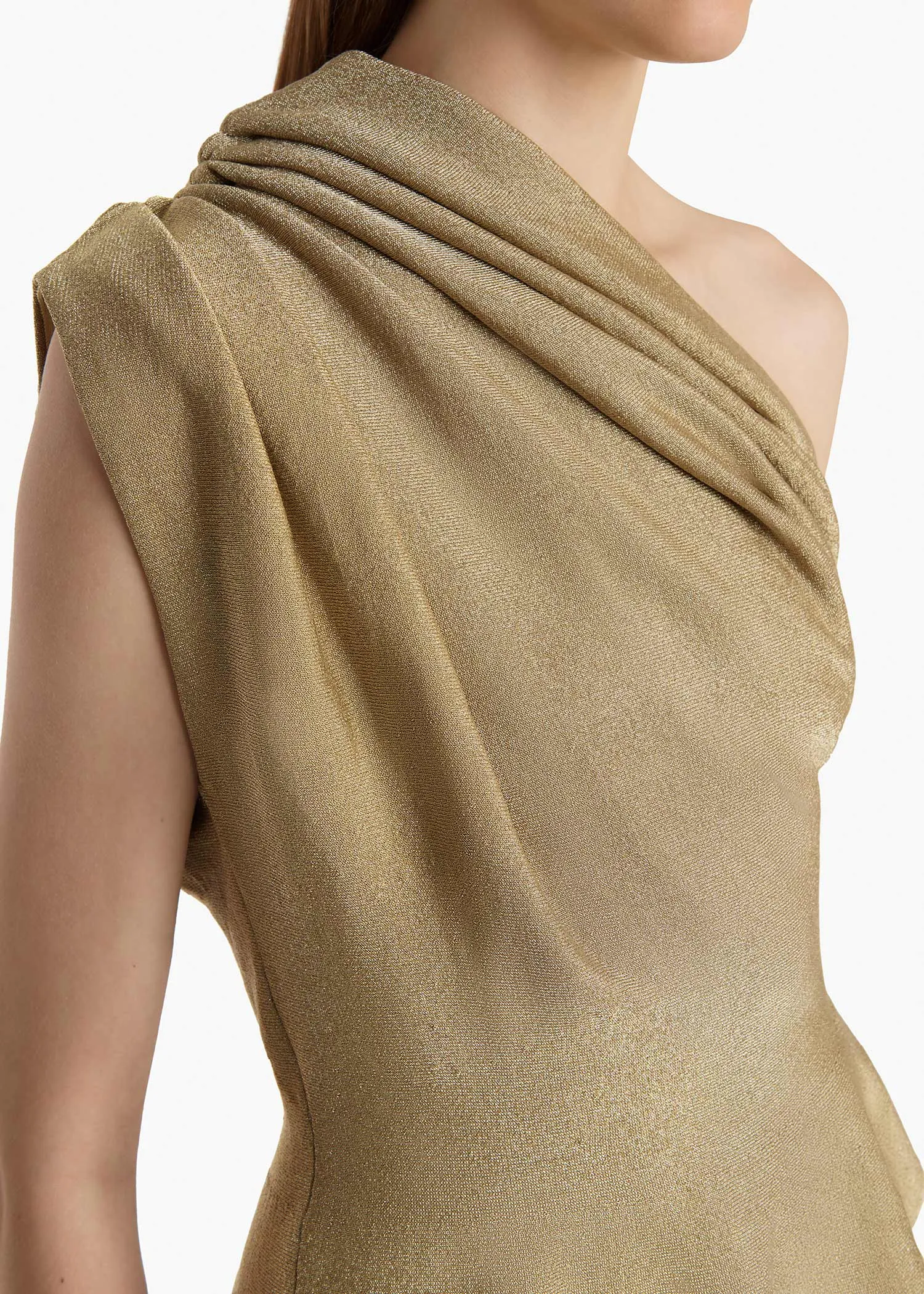 Aimee Top in Gold sold by KHAITE product image thumbnail 5