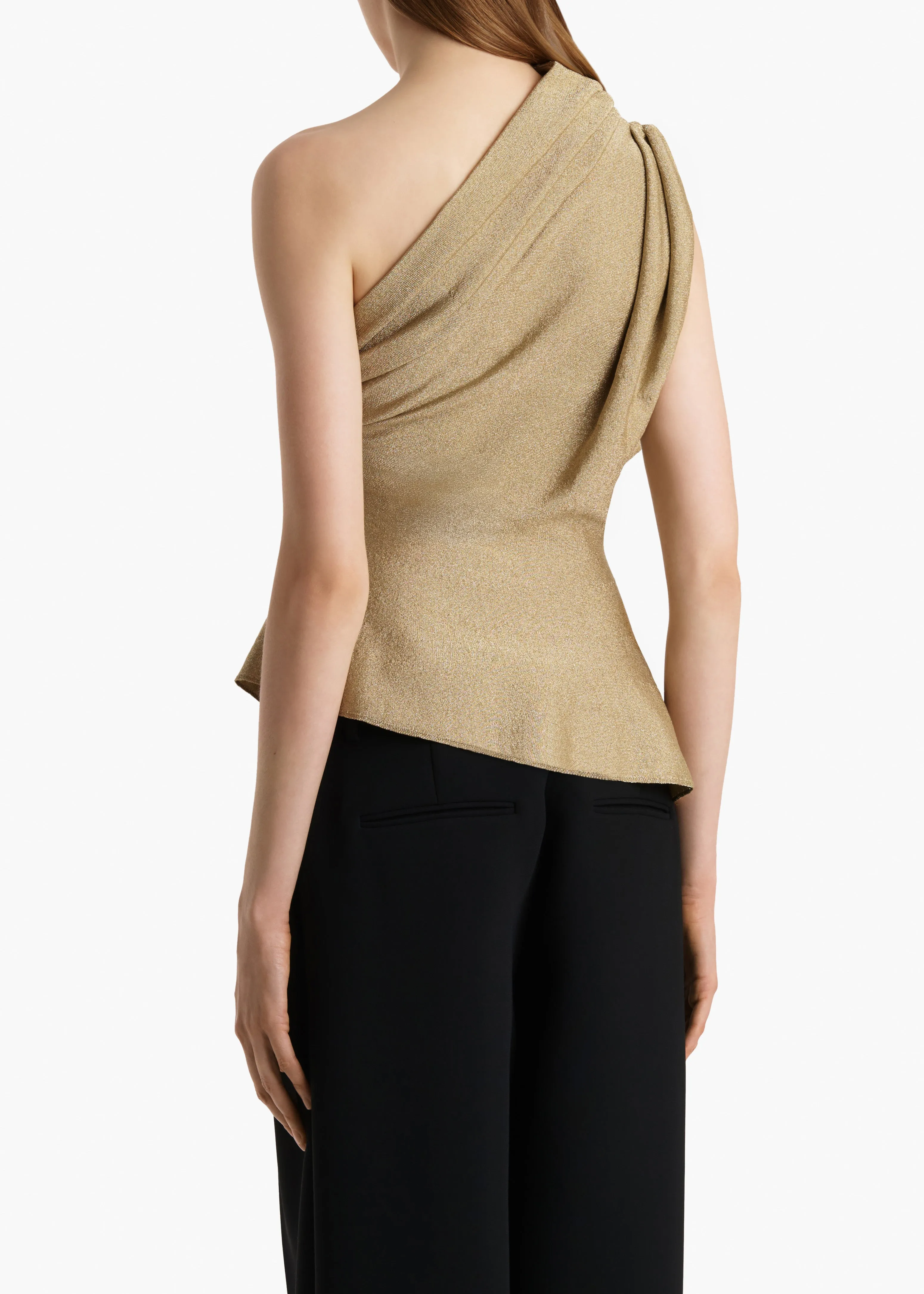 Aimee Top in Gold sold by KHAITE product image thumbnail 4