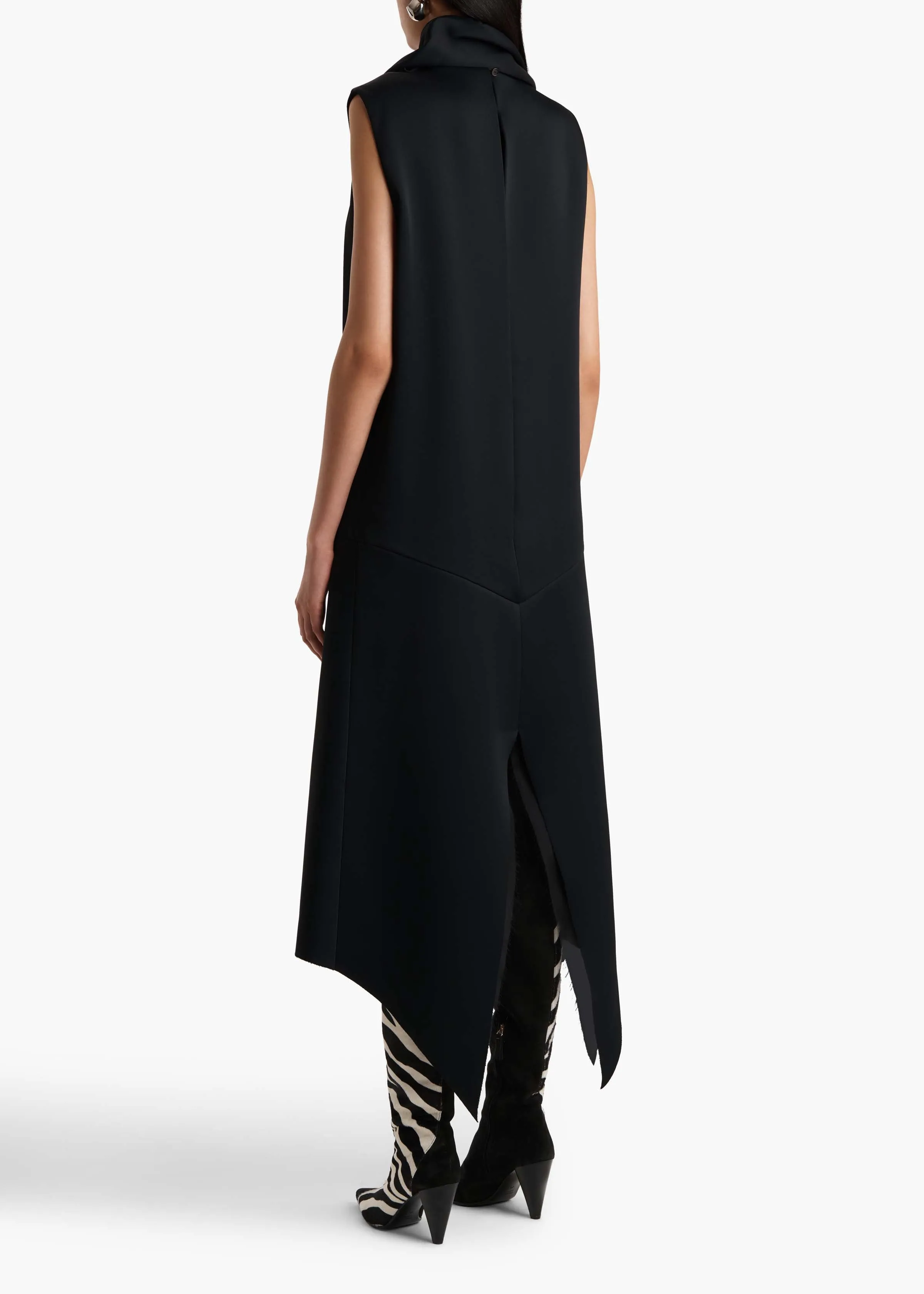 Loell Dress in Black sold by KHAITE product image thumbnail 4
