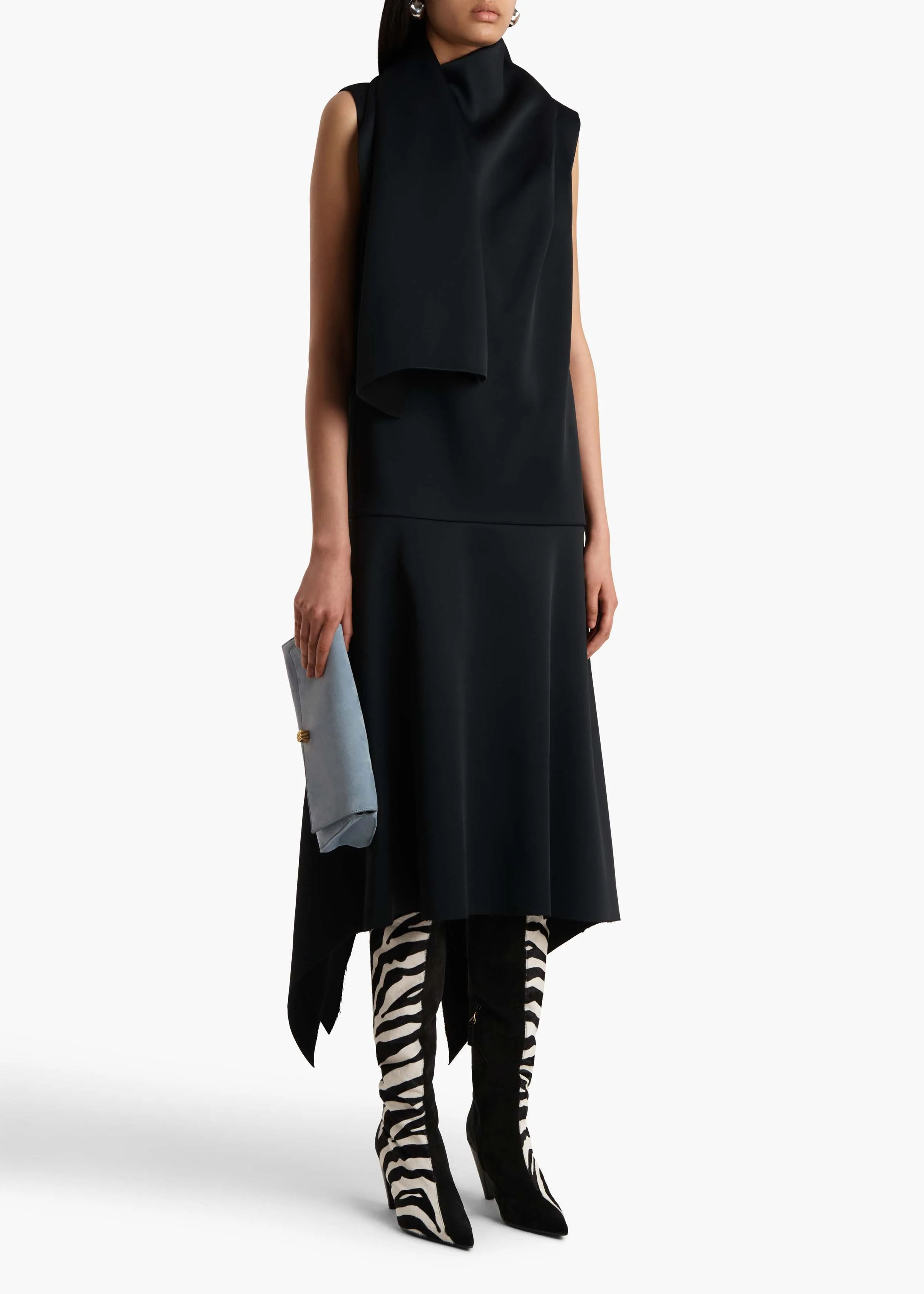 Loell Dress in Black sold by KHAITE product image thumbnail 2