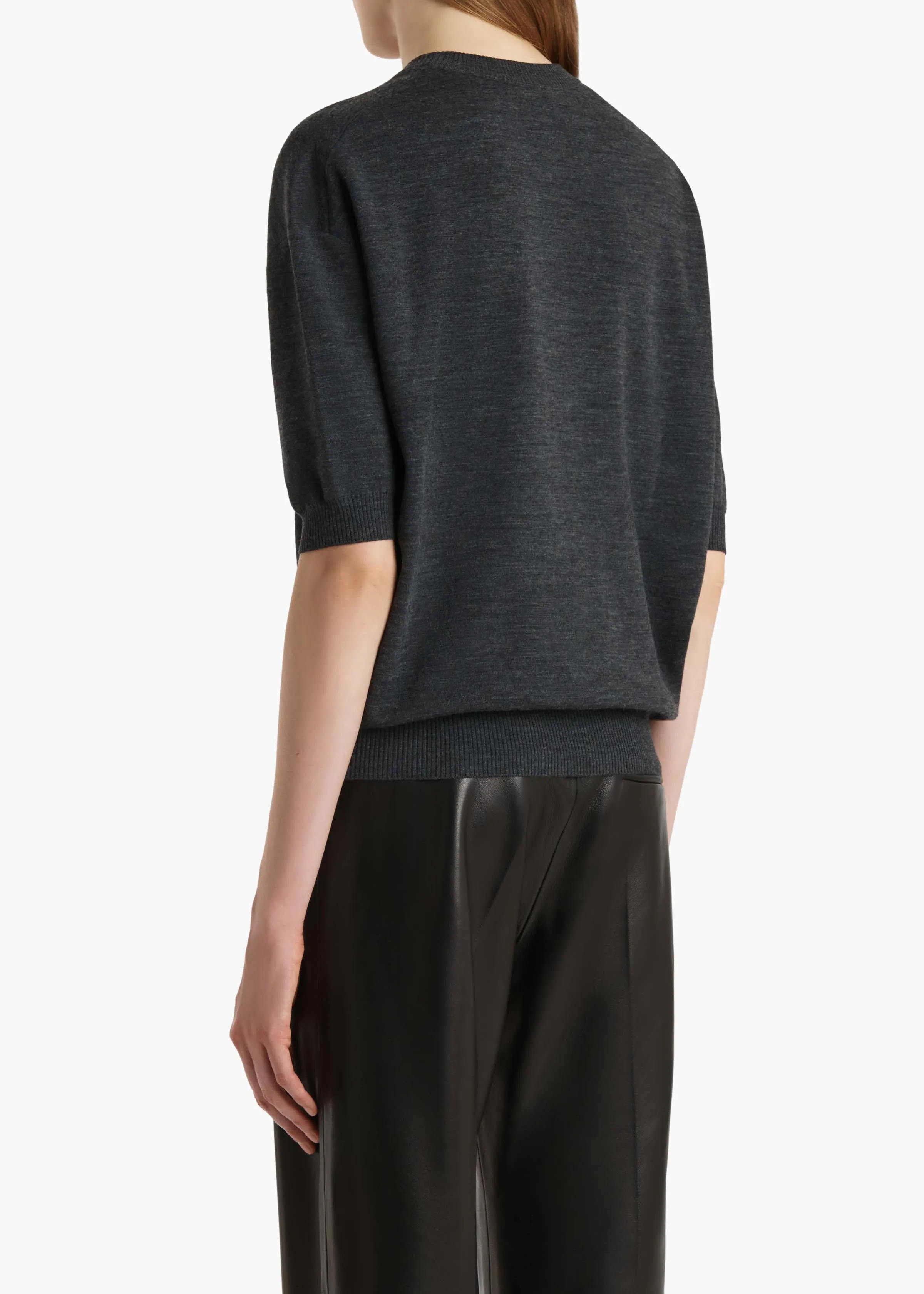 Faye Top in Storm sold by KHAITE product image thumbnail 4