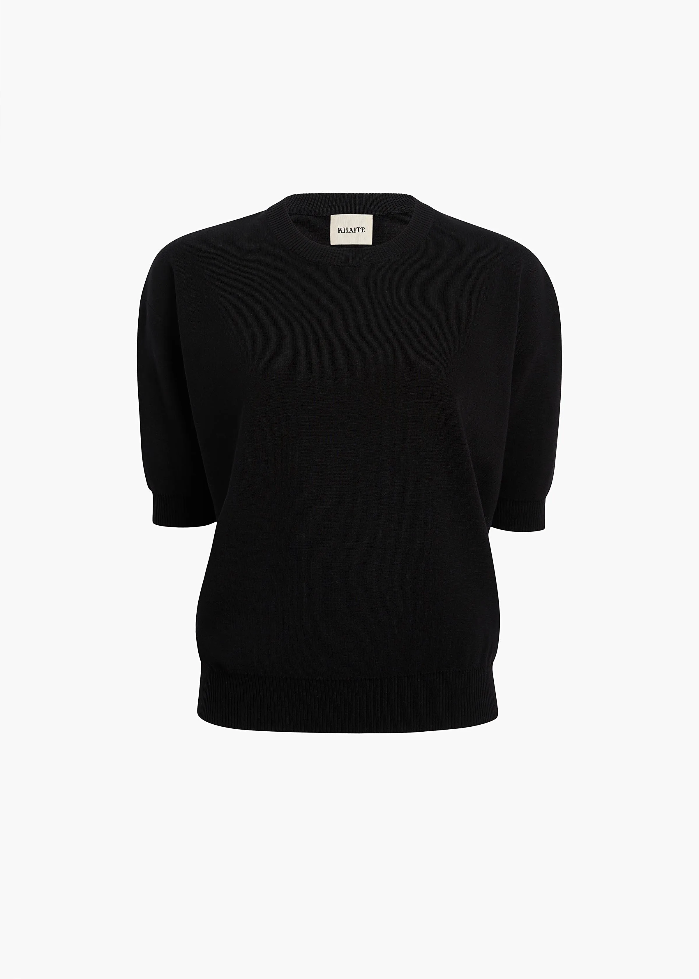 Faye Top in Black sold by KHAITE