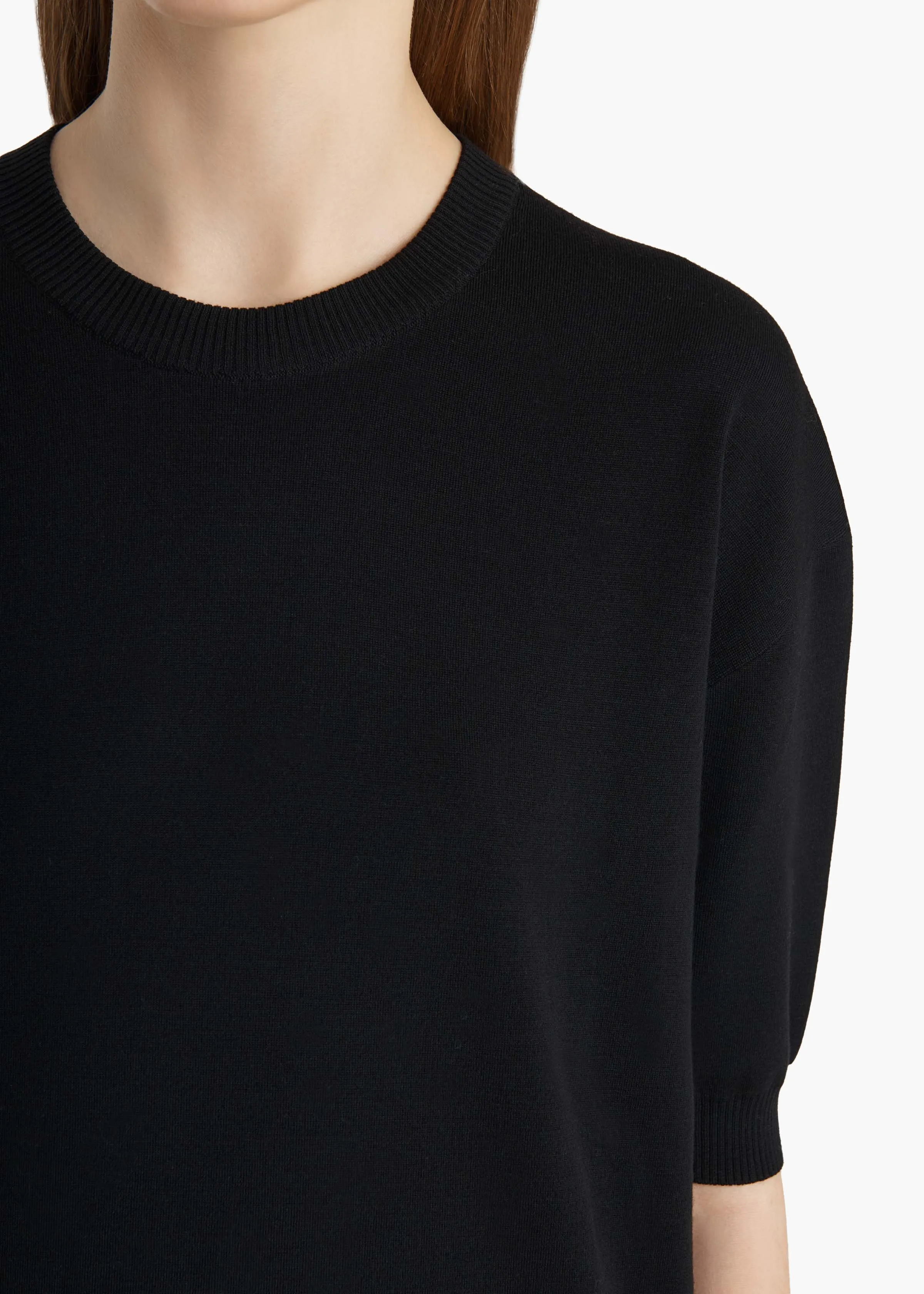 Faye Top in Black sold by KHAITE product image thumbnail 5