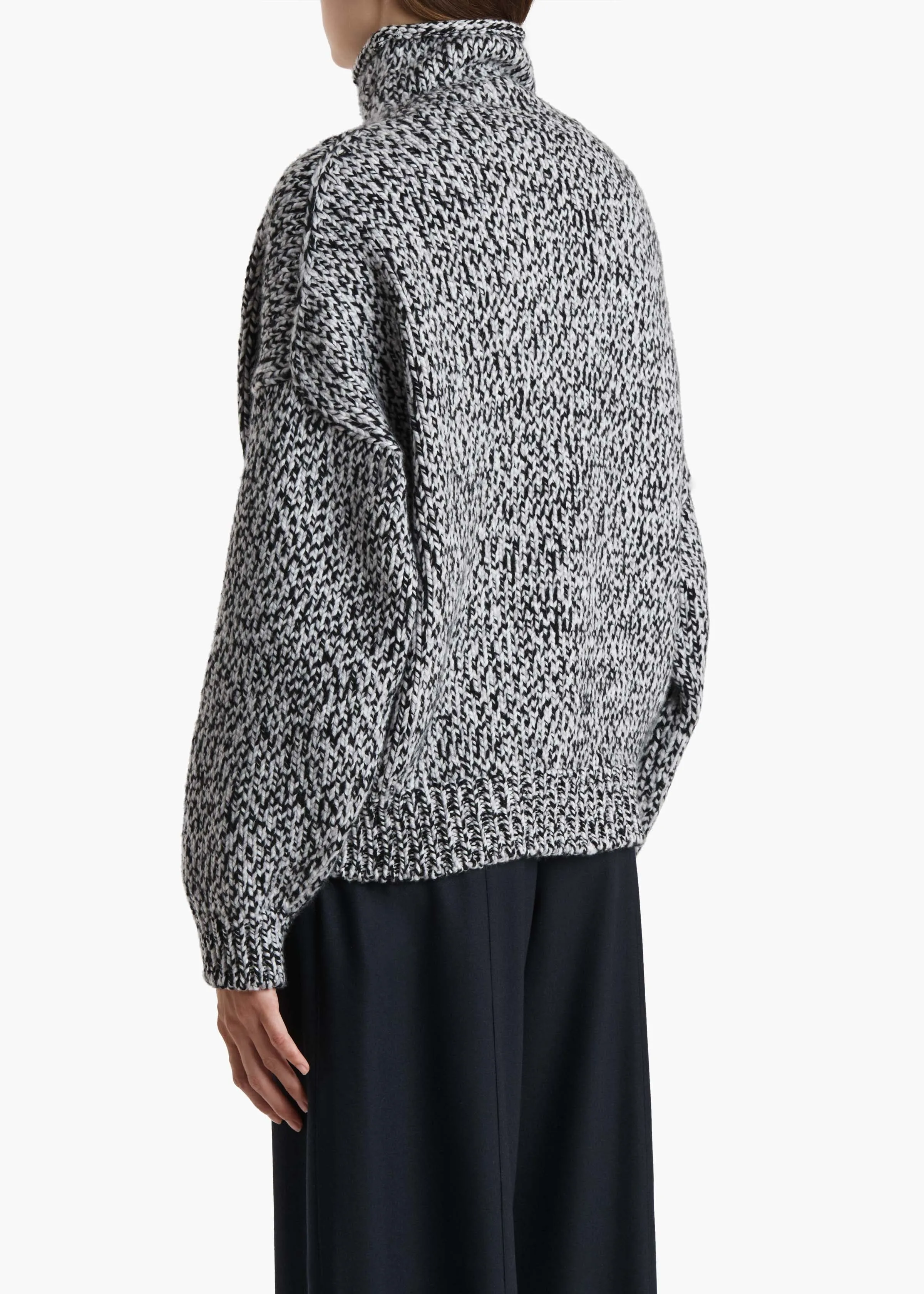 Leon Sweater in Black Multi sold by KHAITE product image thumbnail 4