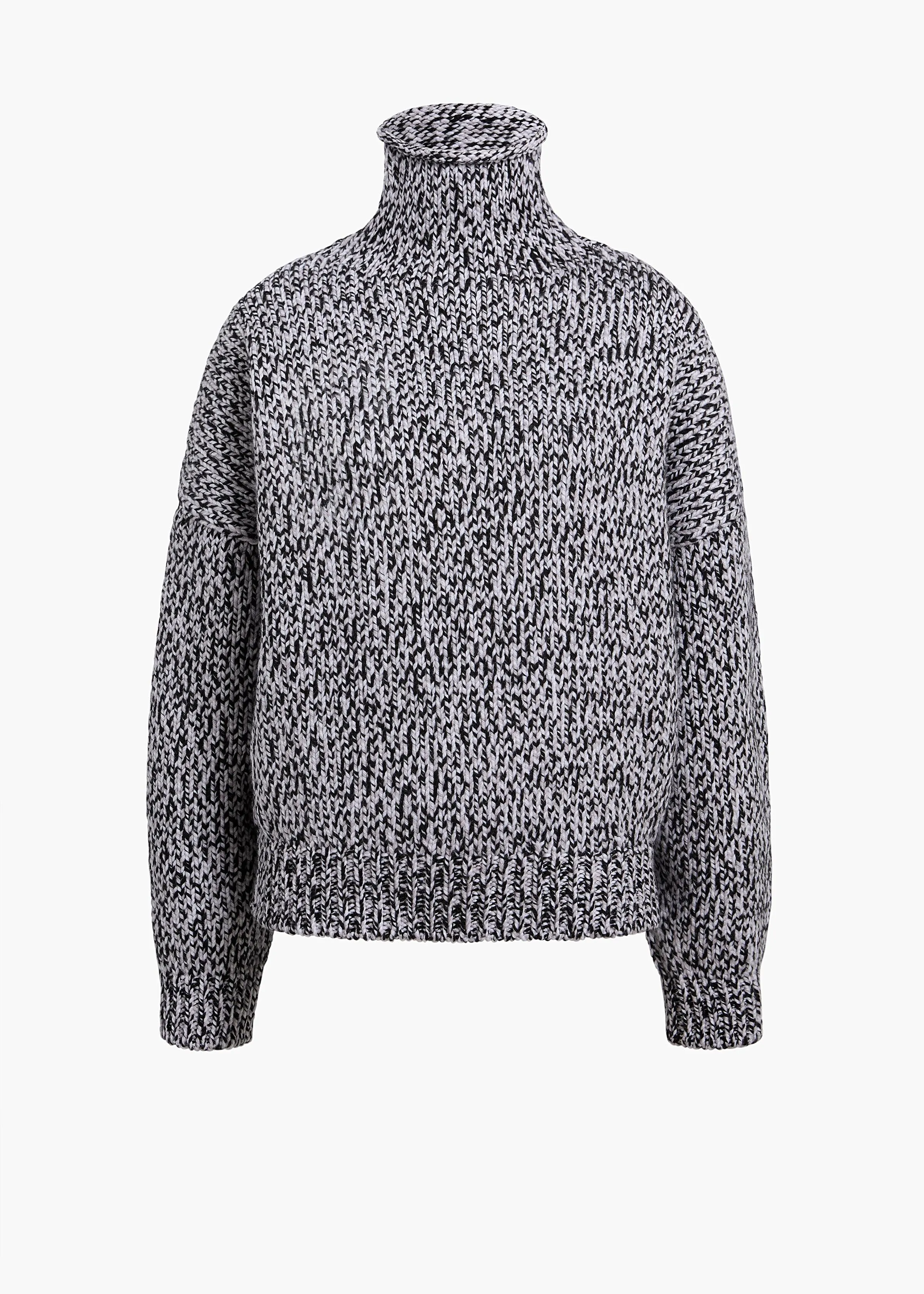 Leon Sweater in Black Multi sold by KHAITE