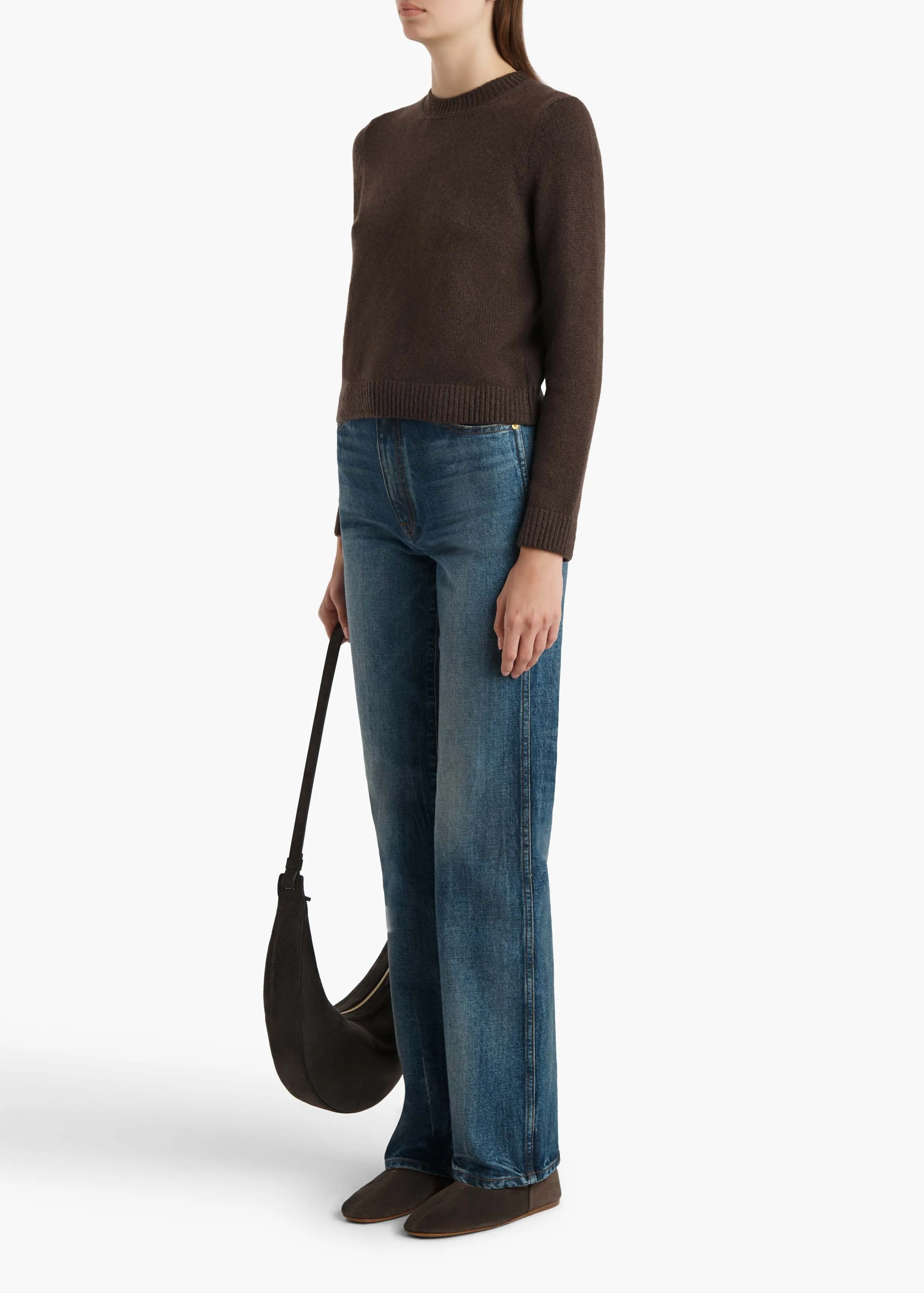 Leta Sweater in Coffee sold by KHAITE product image thumbnail 2